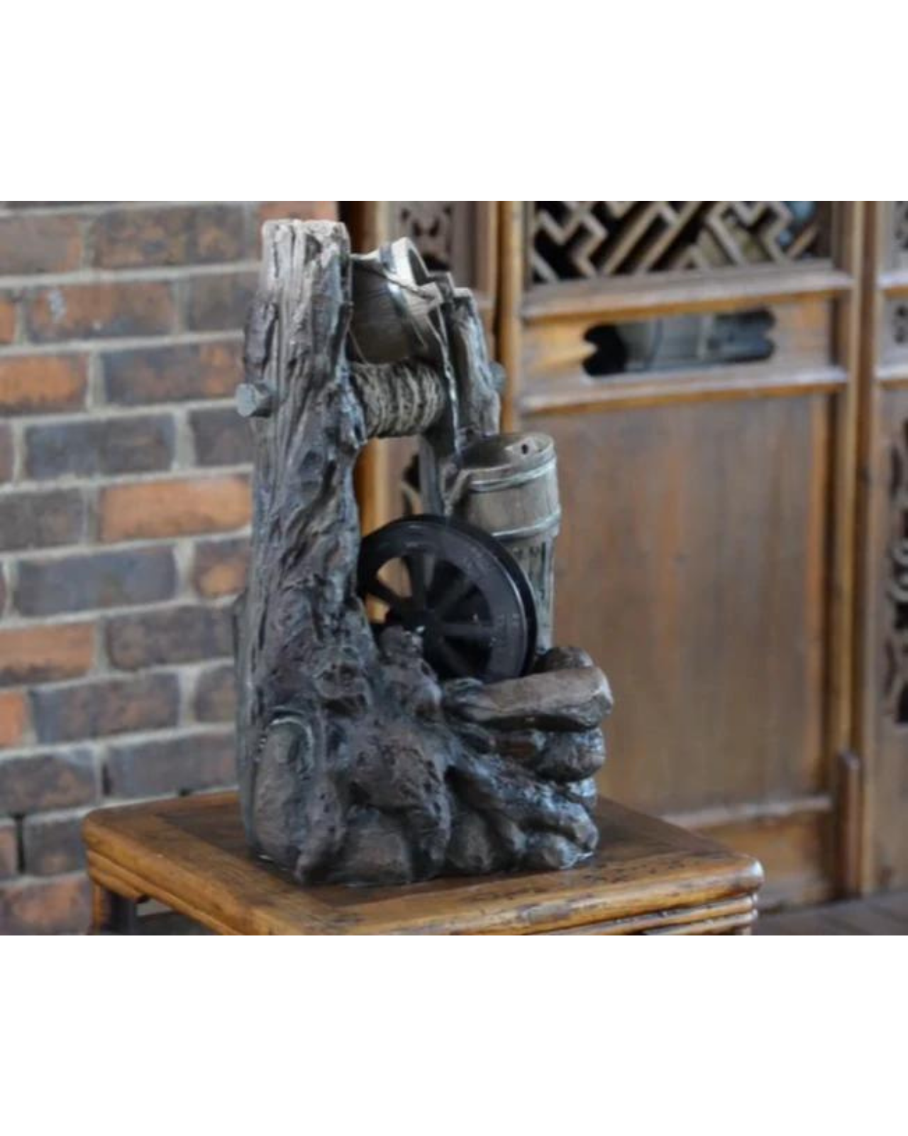 Wishing Well LED Light Water Feature 63cm