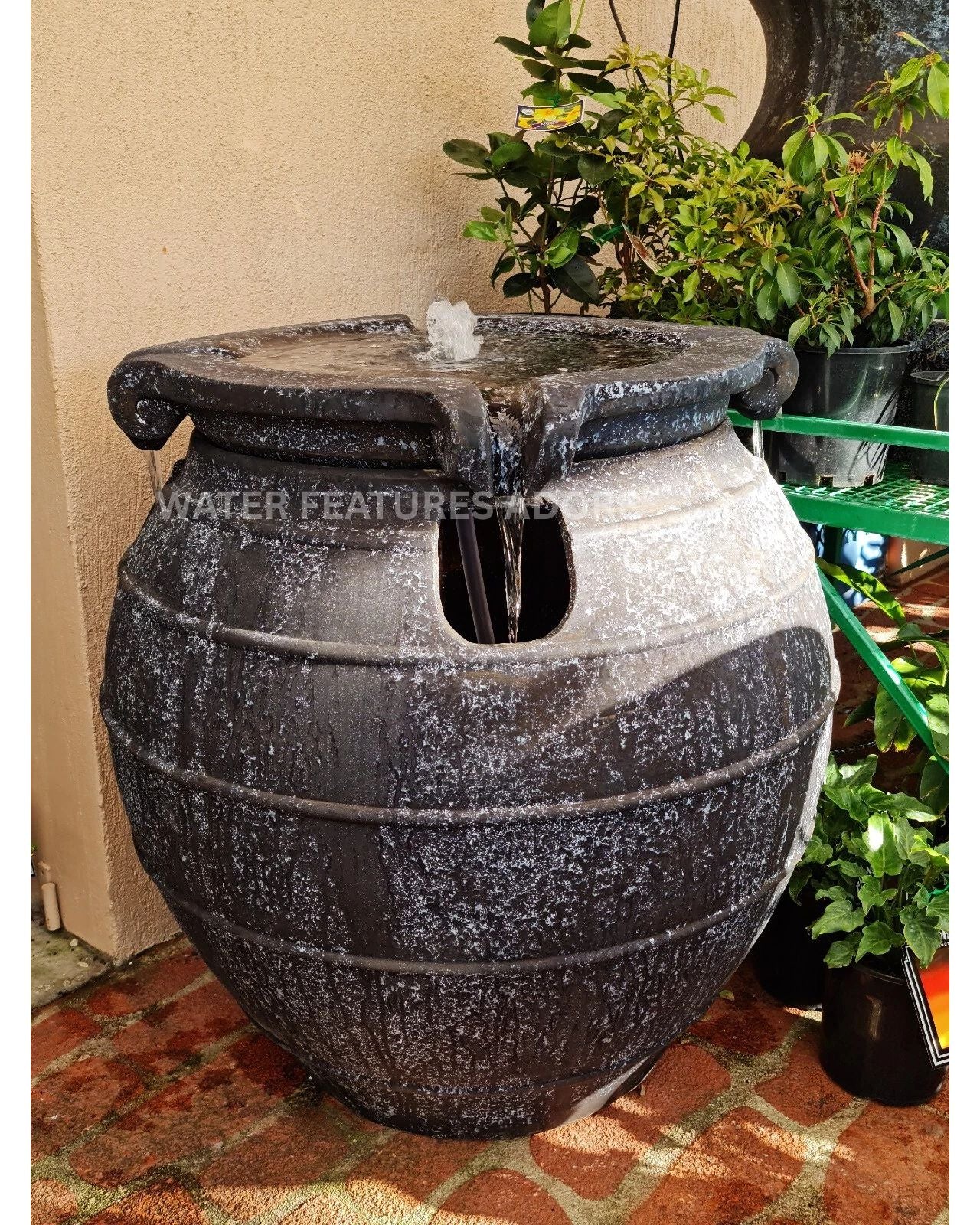 Loch - Cascading Bowl Water Feature Fountain 90cm Front View