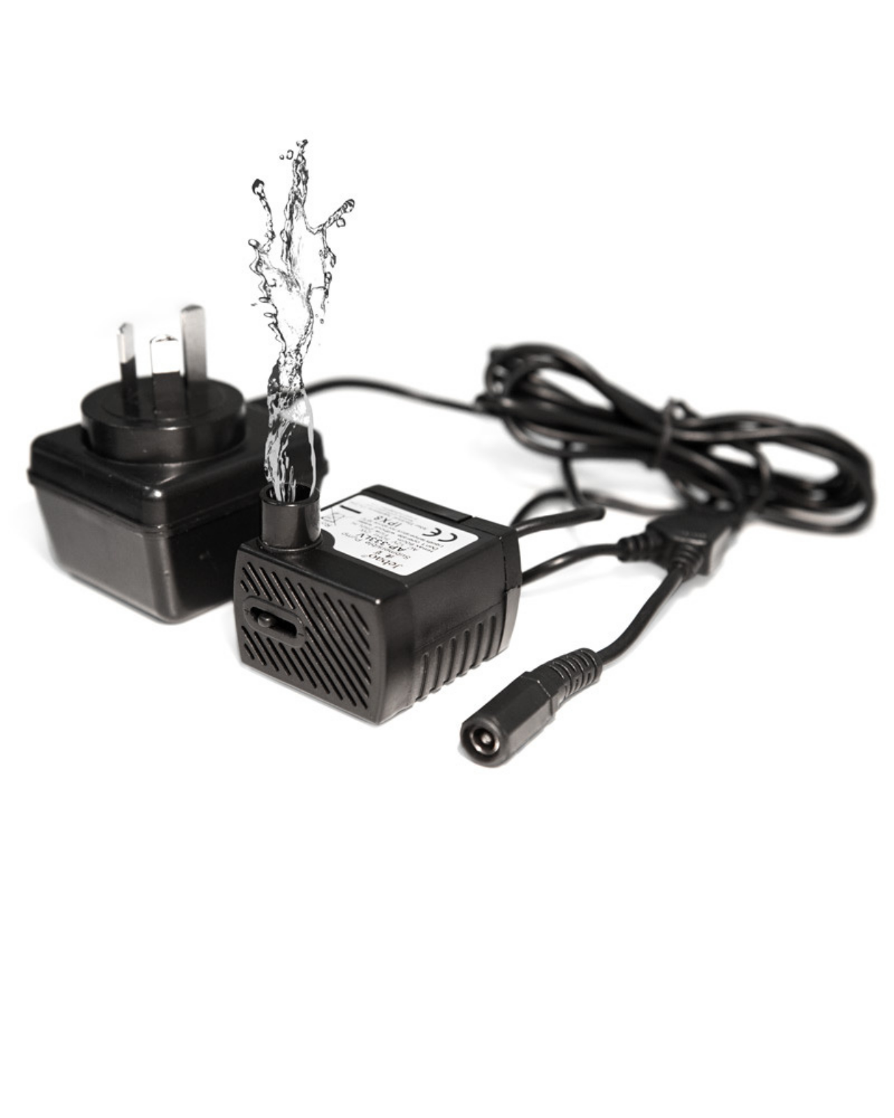 Hand Pump with Bowls & Rocks LED Light Water Feature 55cm