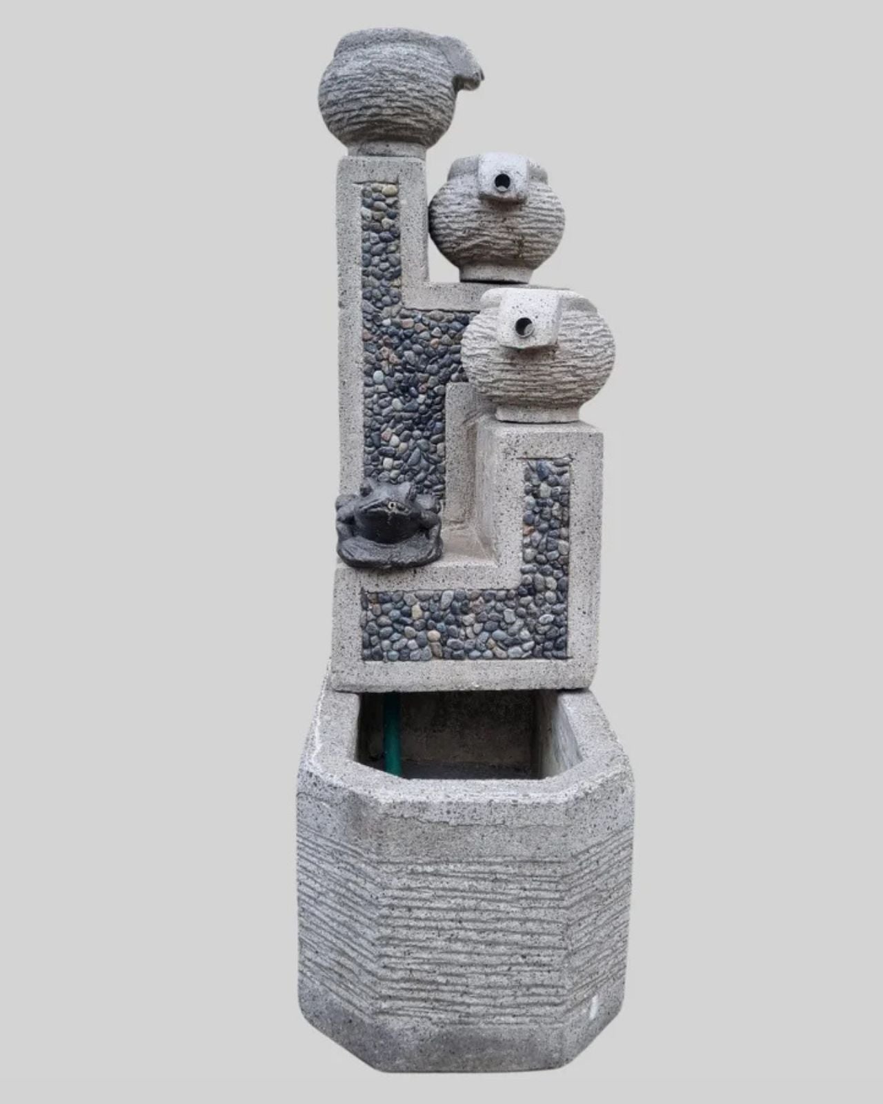 Rustic Terra - Balinese 3-Tier Bowls Water Feature