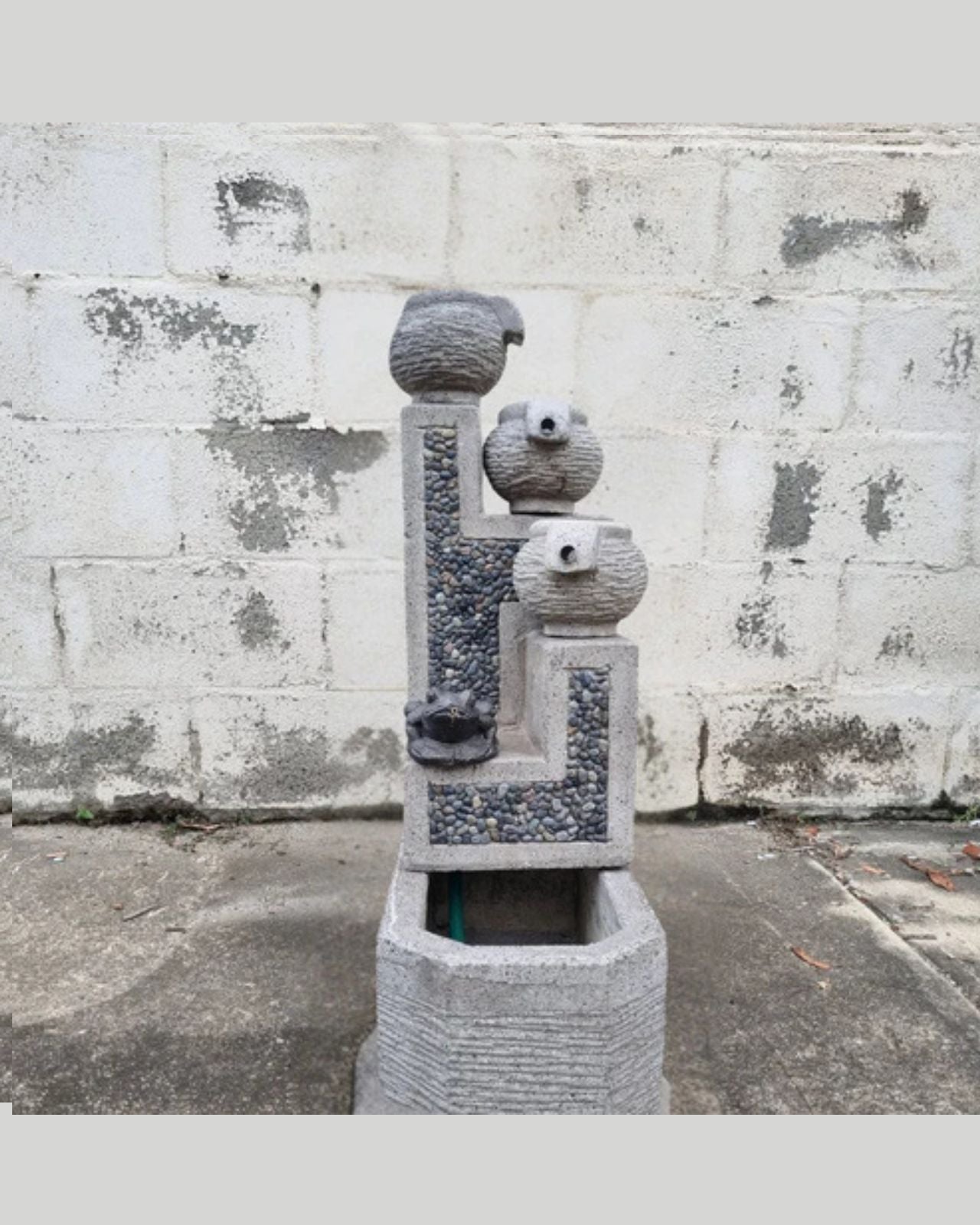 Rustic Terra - Balinese 3-Tier Bowls Water Feature