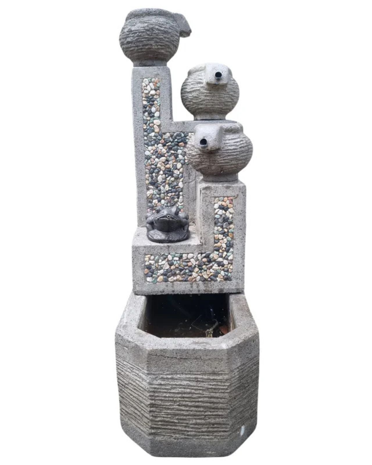 Rustic Terra - Balinese 3-Tier Bowls Water Feature