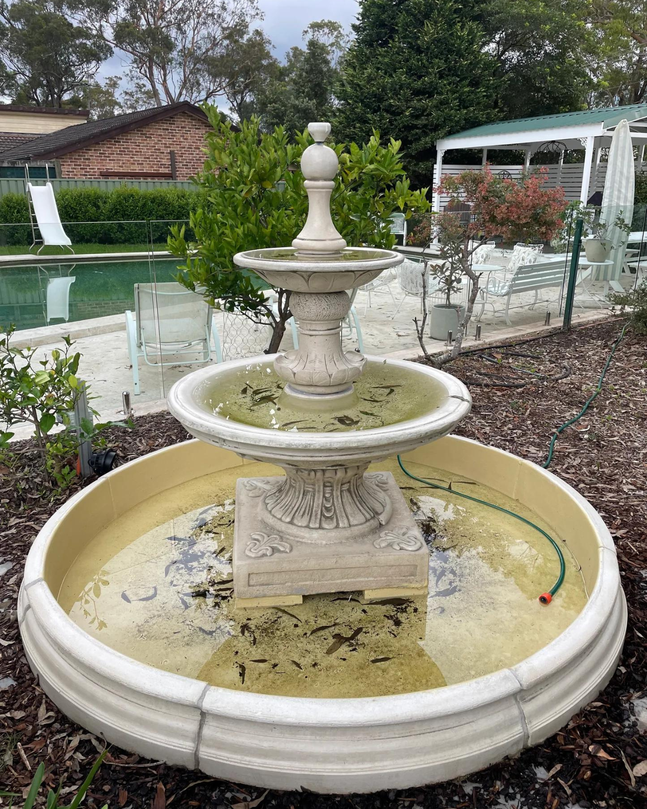 Acquella - Concrete Limestone Garden Water Feature Pond