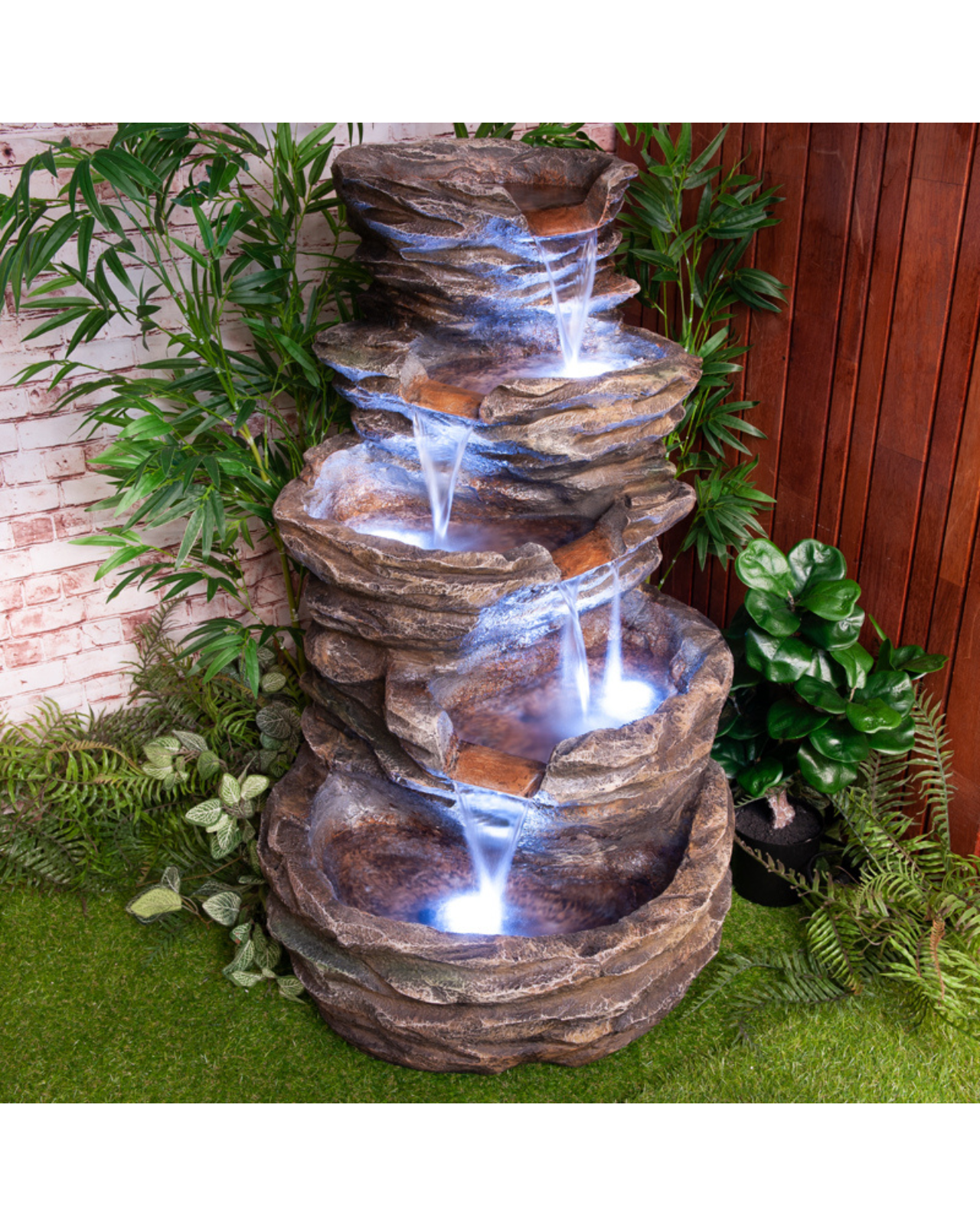 Rockfall - Rock Waterfall LED Light Water Feature