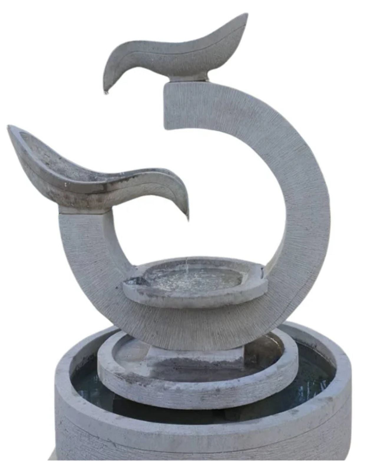 Eclipse Fountain - Balinese Crescent Ring Water Feature