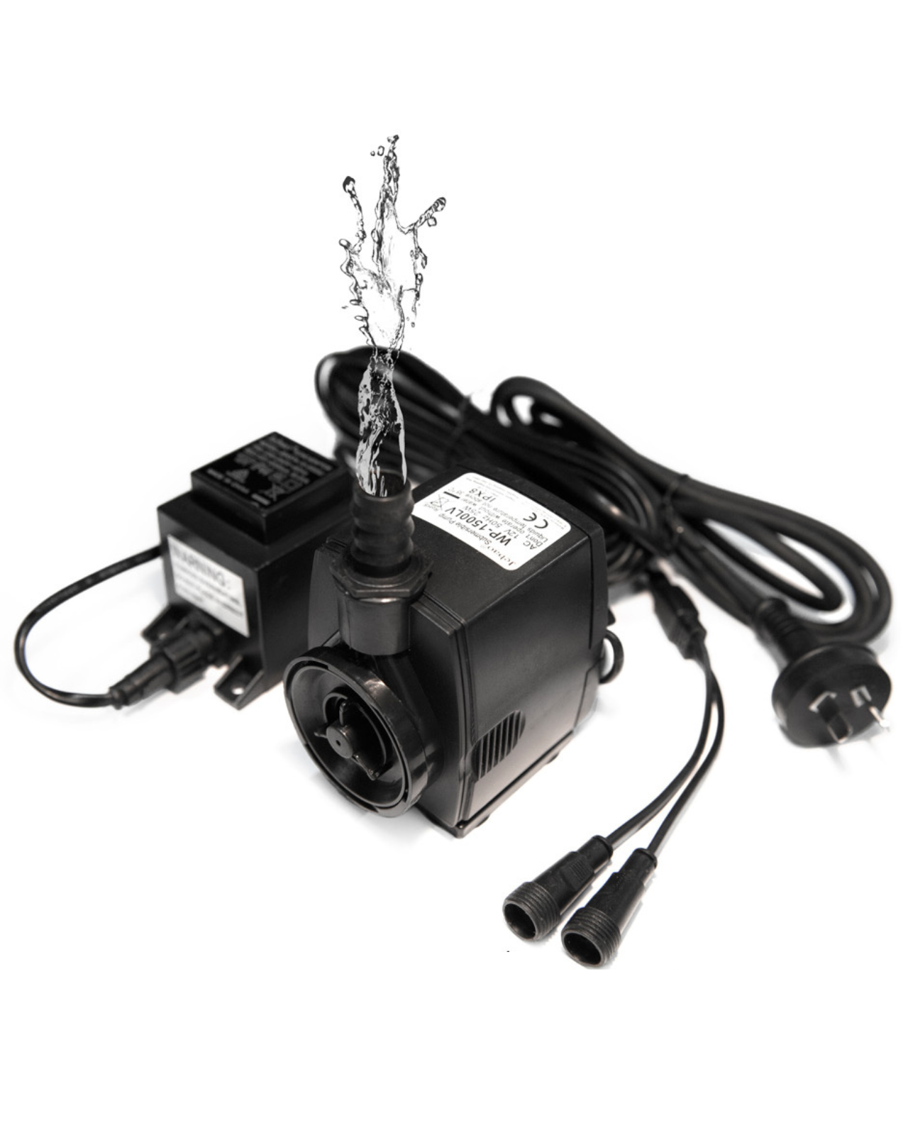 Peck - Log Rock Lighting Water Feature Fountain 82cm