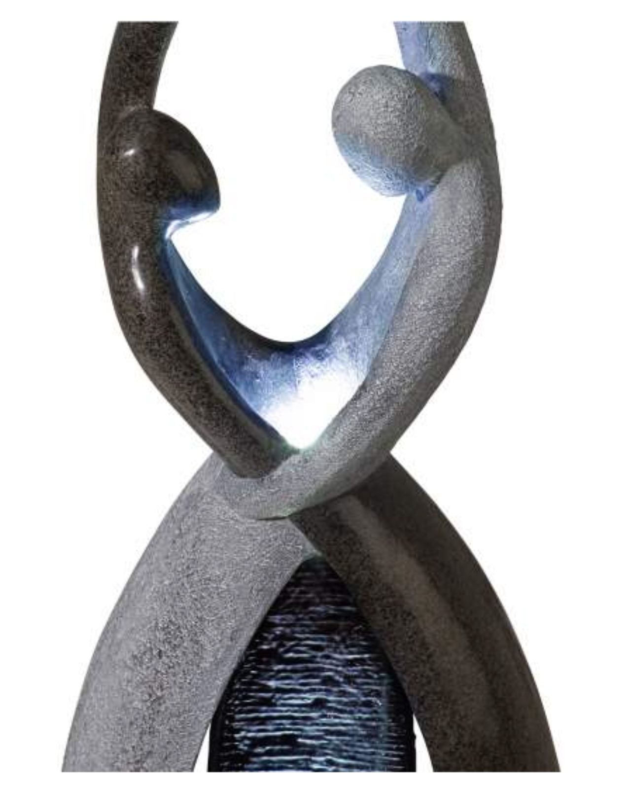 Serene Waltz - Abstract Modern LED Light Water Feature