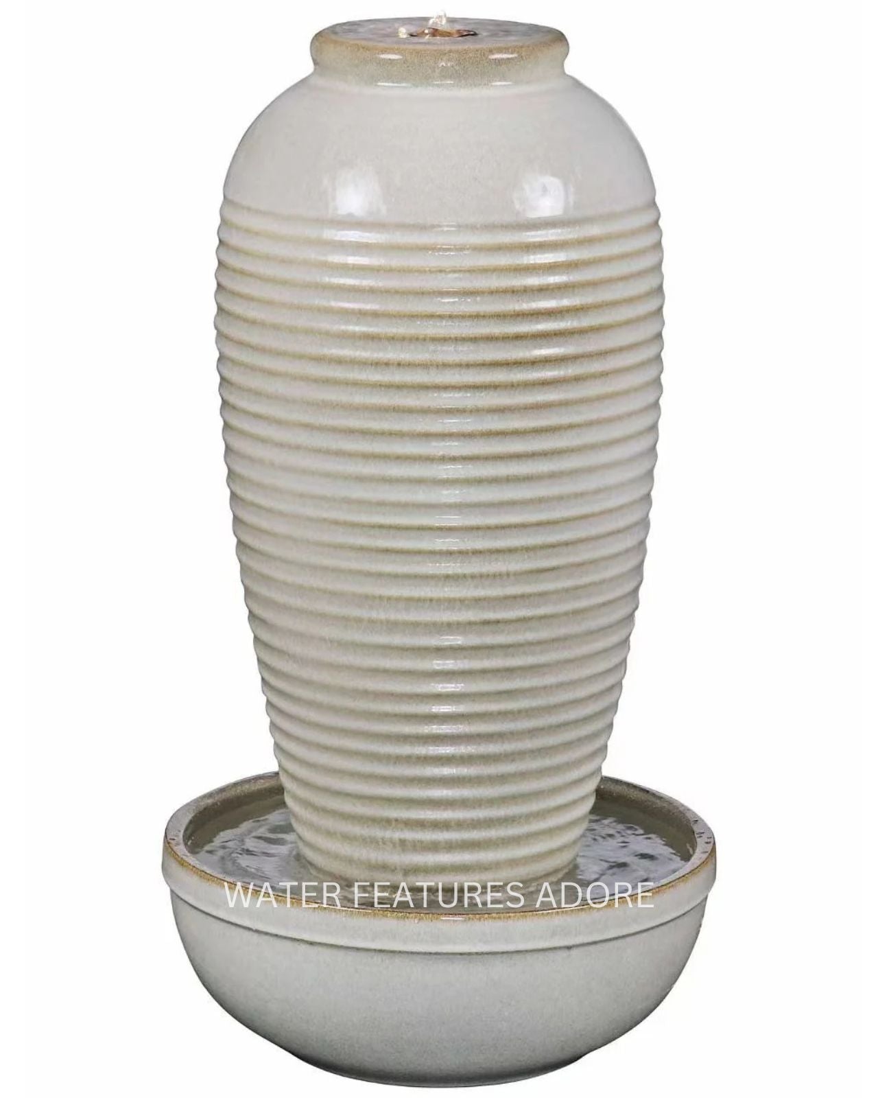 Terriva - Modern Ceramic-Style Urn Water Feature