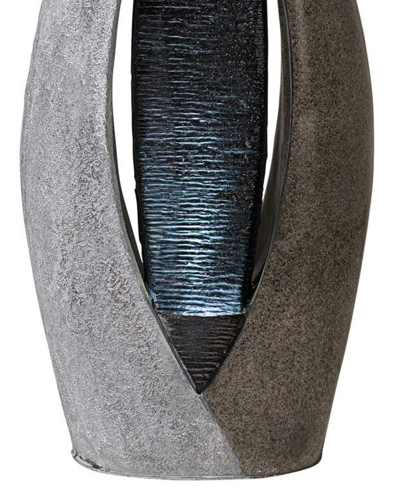 Serene Waltz - Abstract Modern LED Light Water Feature