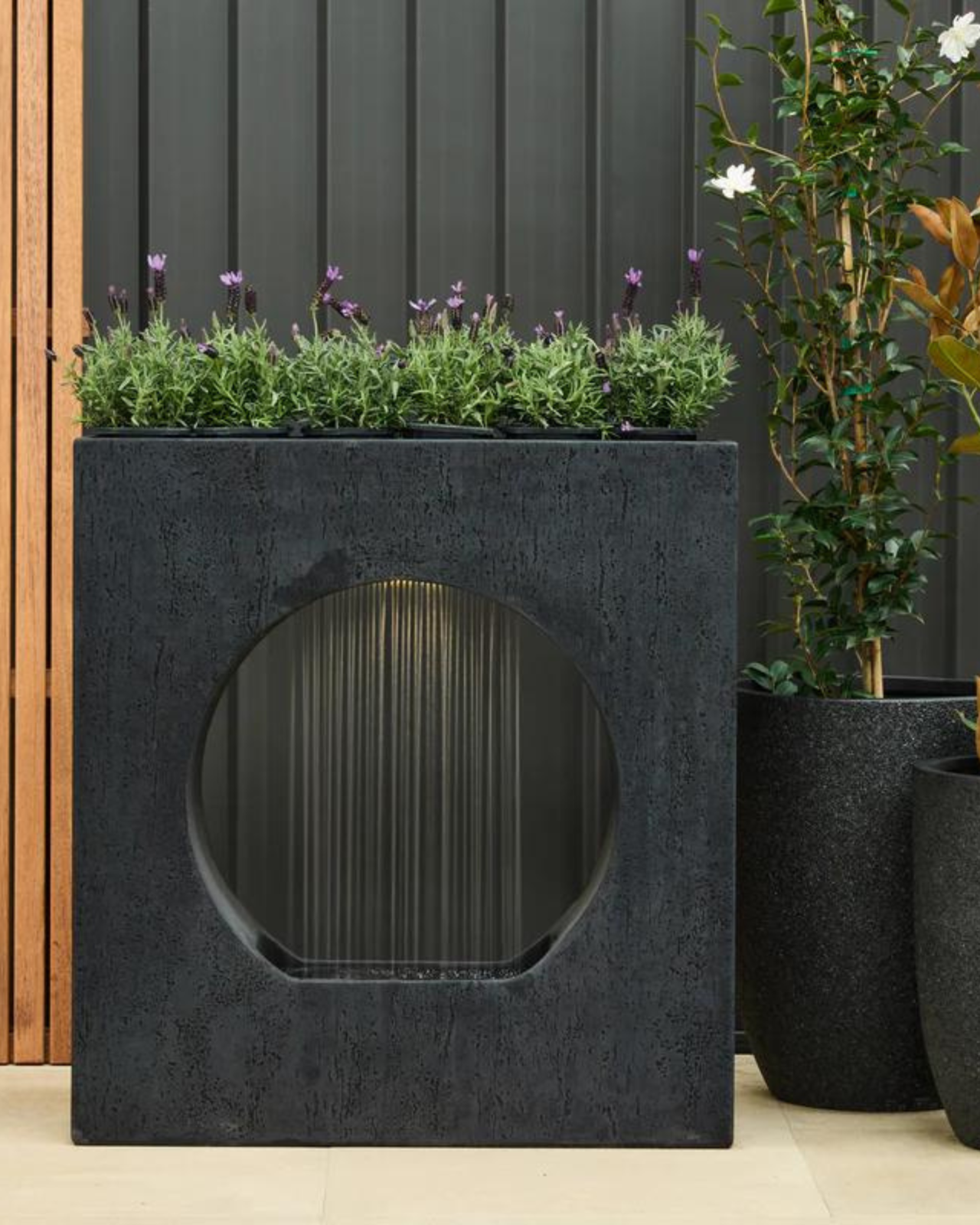 Cirrus - Rain Curtain Shower Modern Water Feature