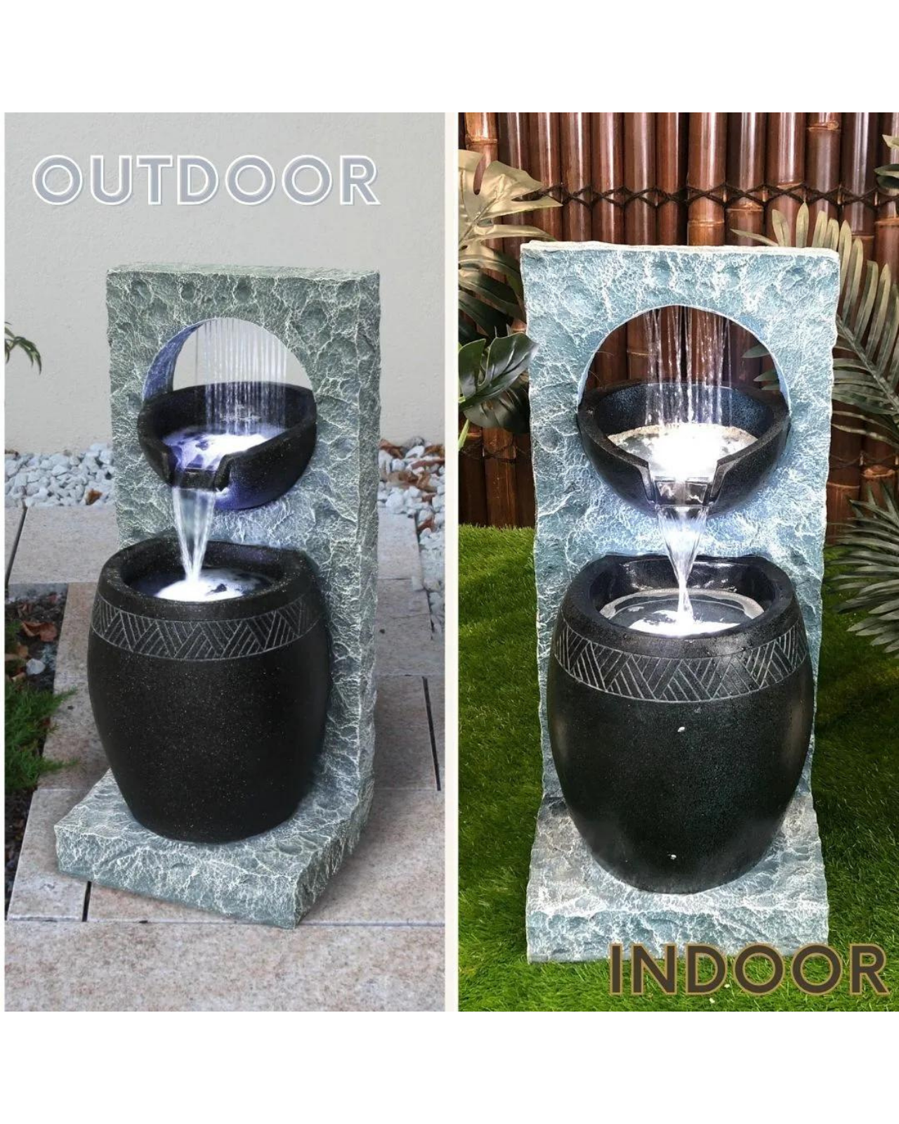 TideFlow - Rain Curtain Shower Lighting Water Feature