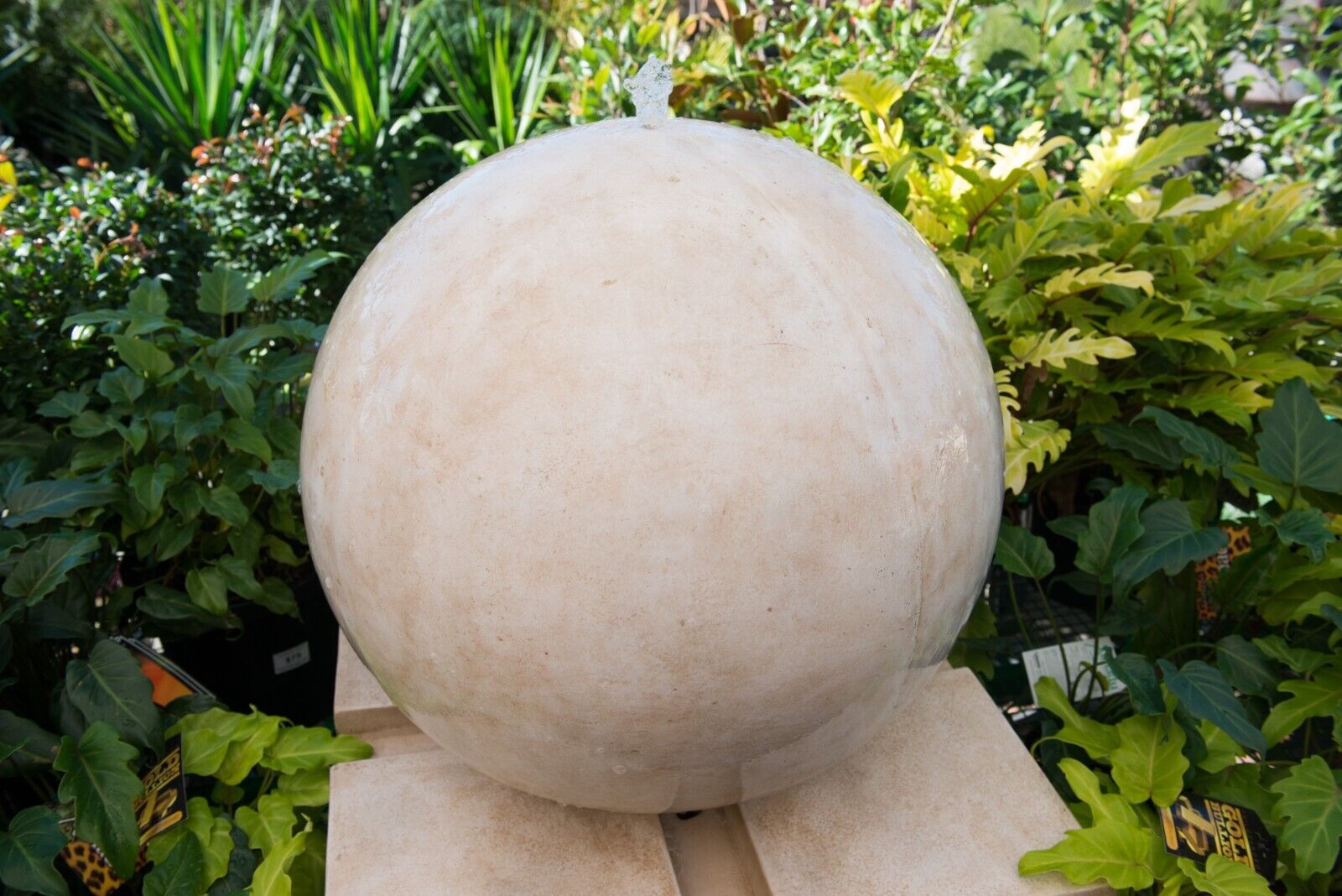 Repose - Modern Sphere Ball Sandstone Water Feature 100cm