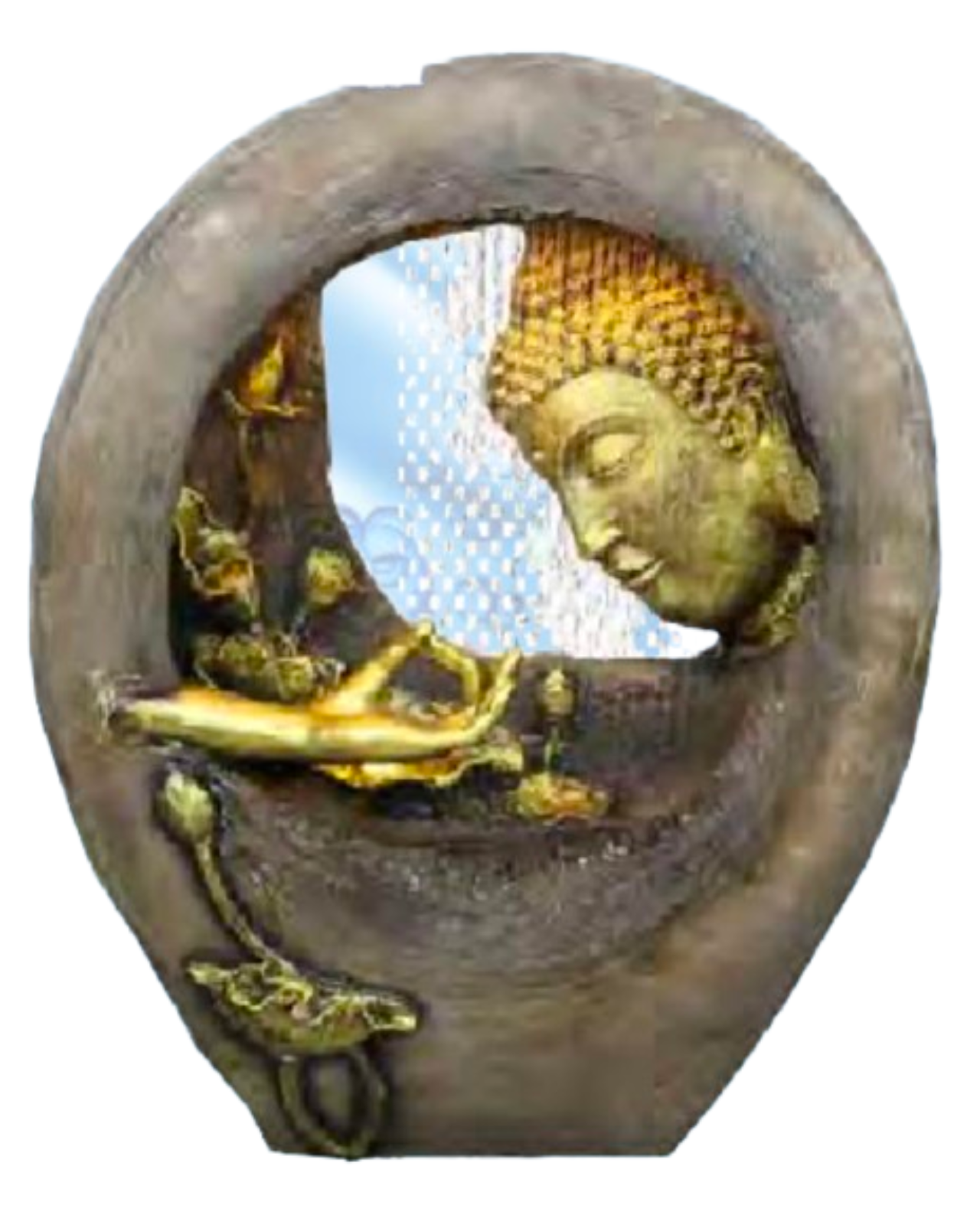 Karuna - Buddha Rain Curtain Water Feature