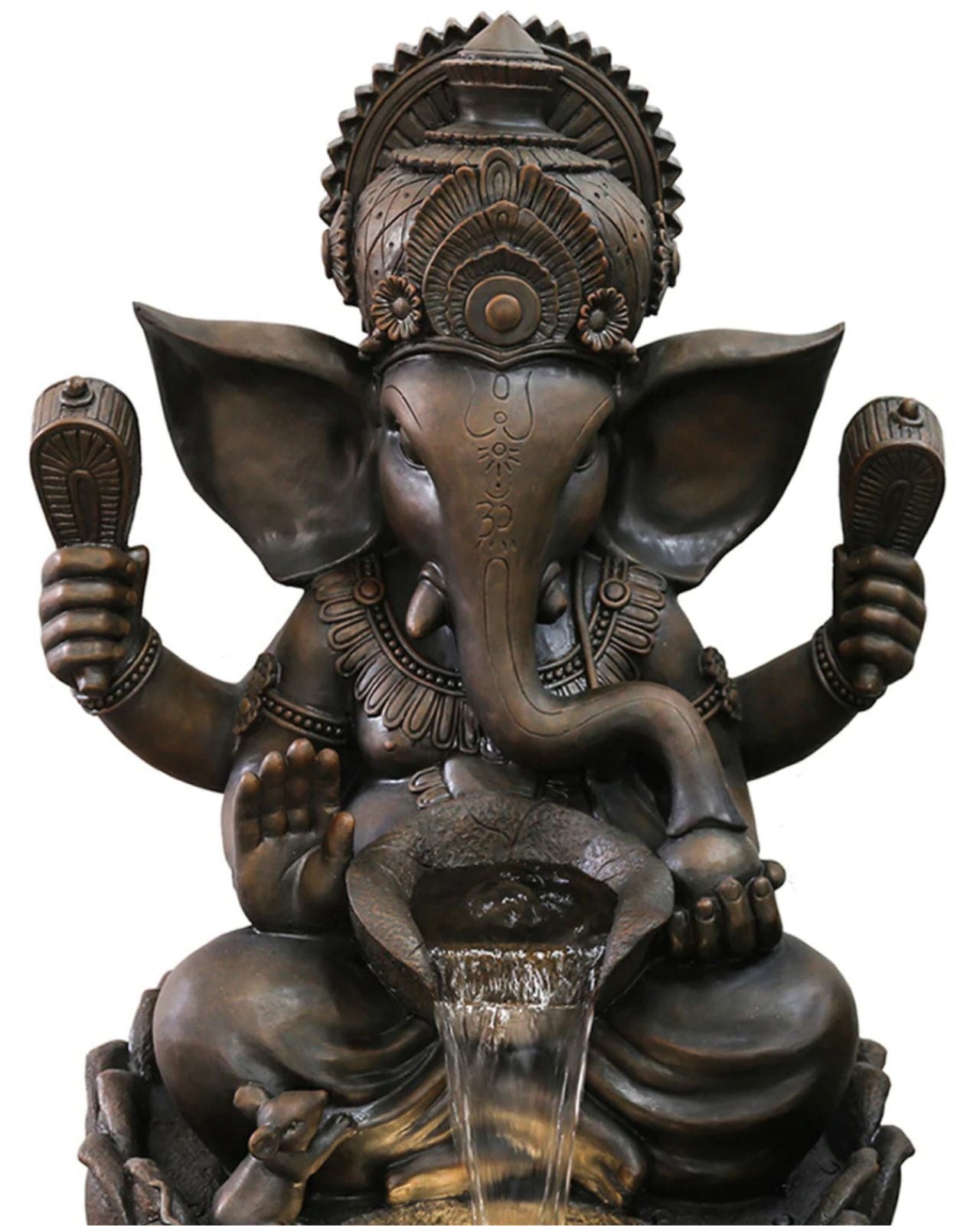 Ekadanta - Ganesha Elephant God LED Light Water Feature
