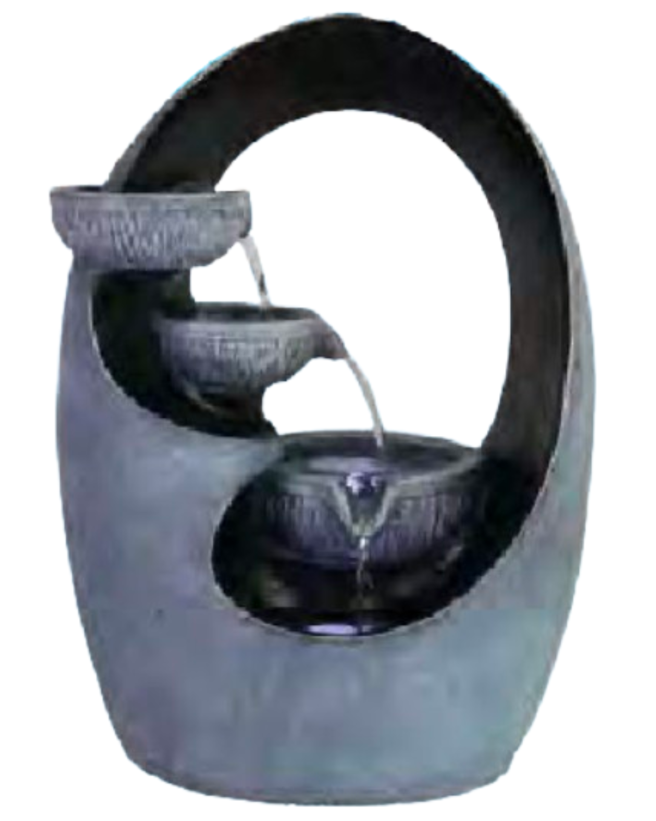 Briny - Oval Bowls Water Feature 50cm