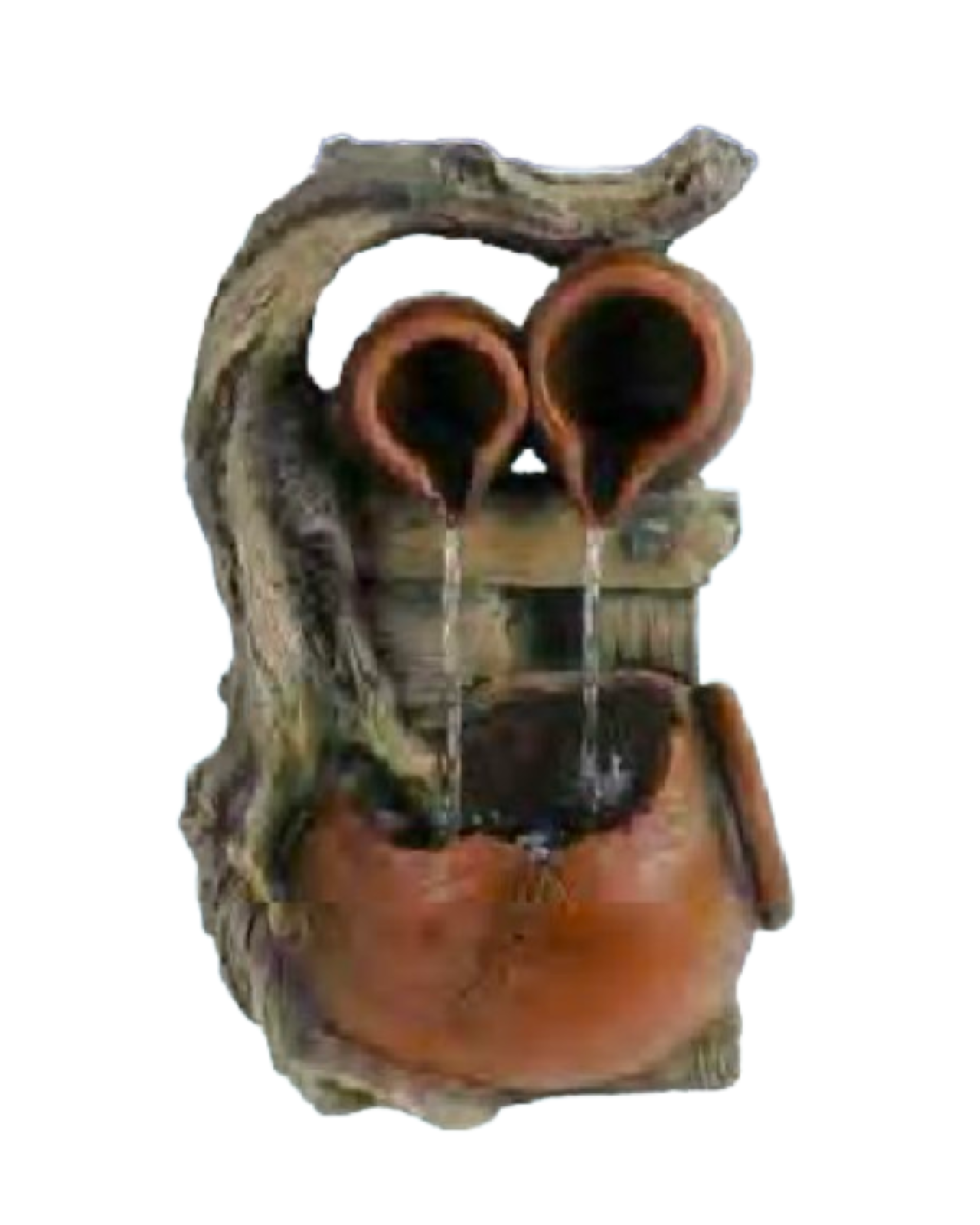 Dune - Pots Logs Tabletop Water Fountain 37cm