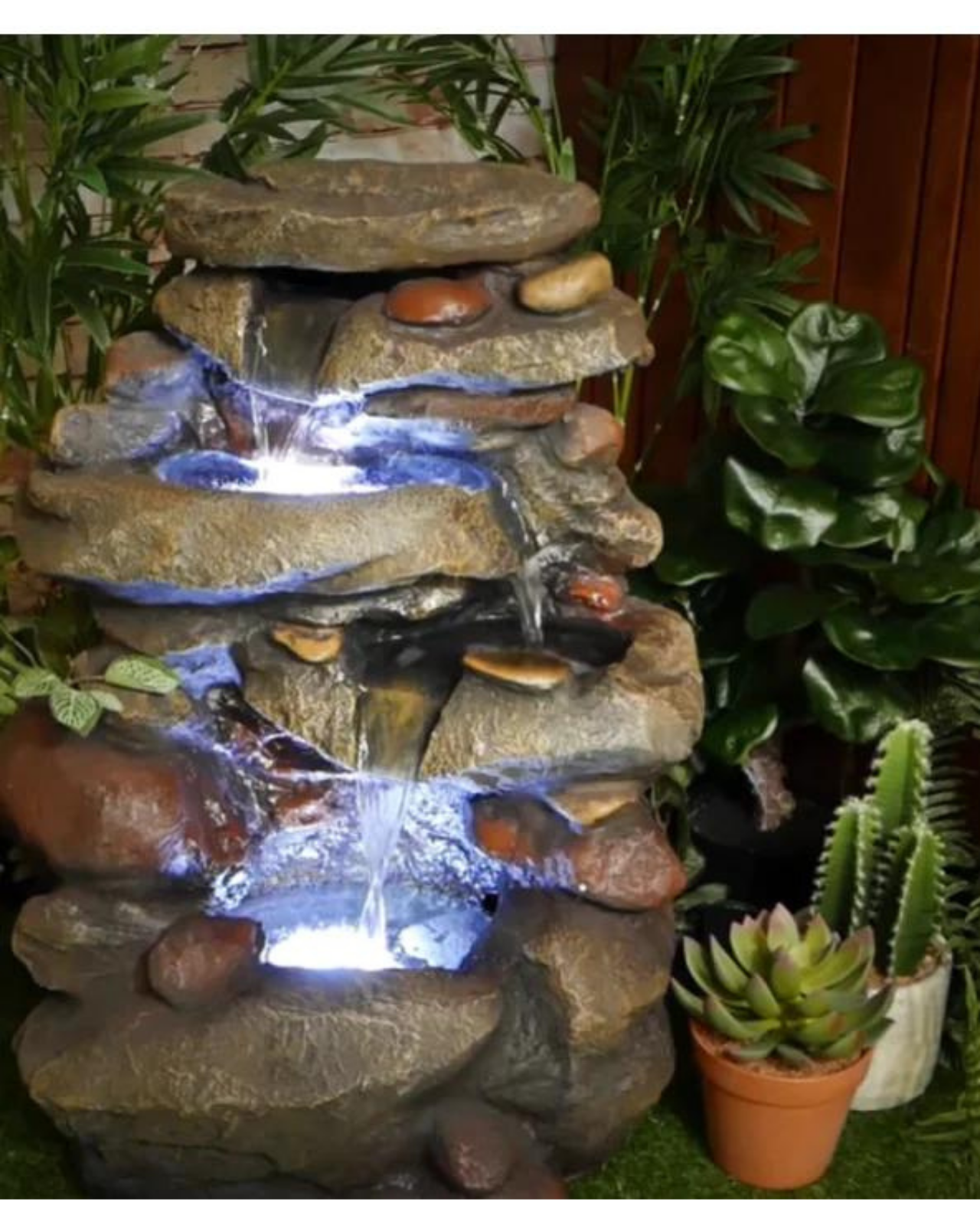 Rockmist - Rock Waterfall LED Light Water Feature