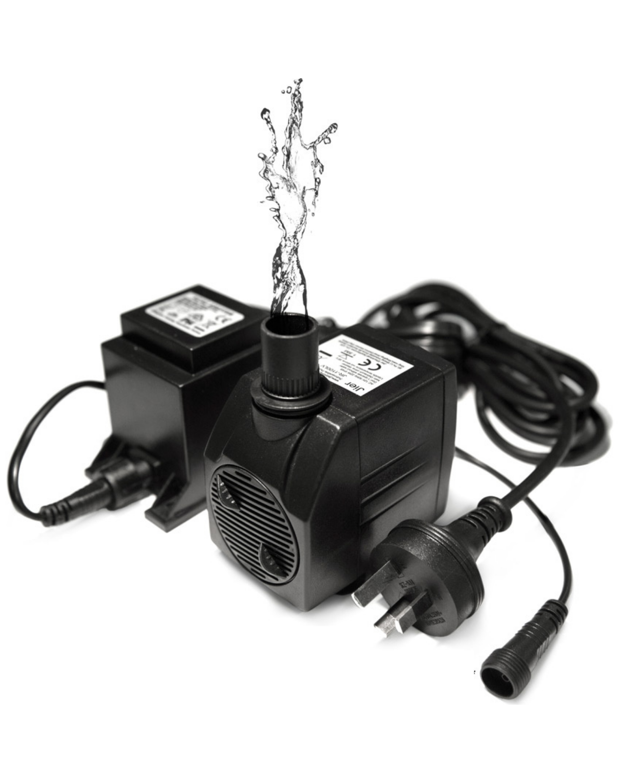 Wisp - Log Rock Lighting Water Feature Fountain 96cm