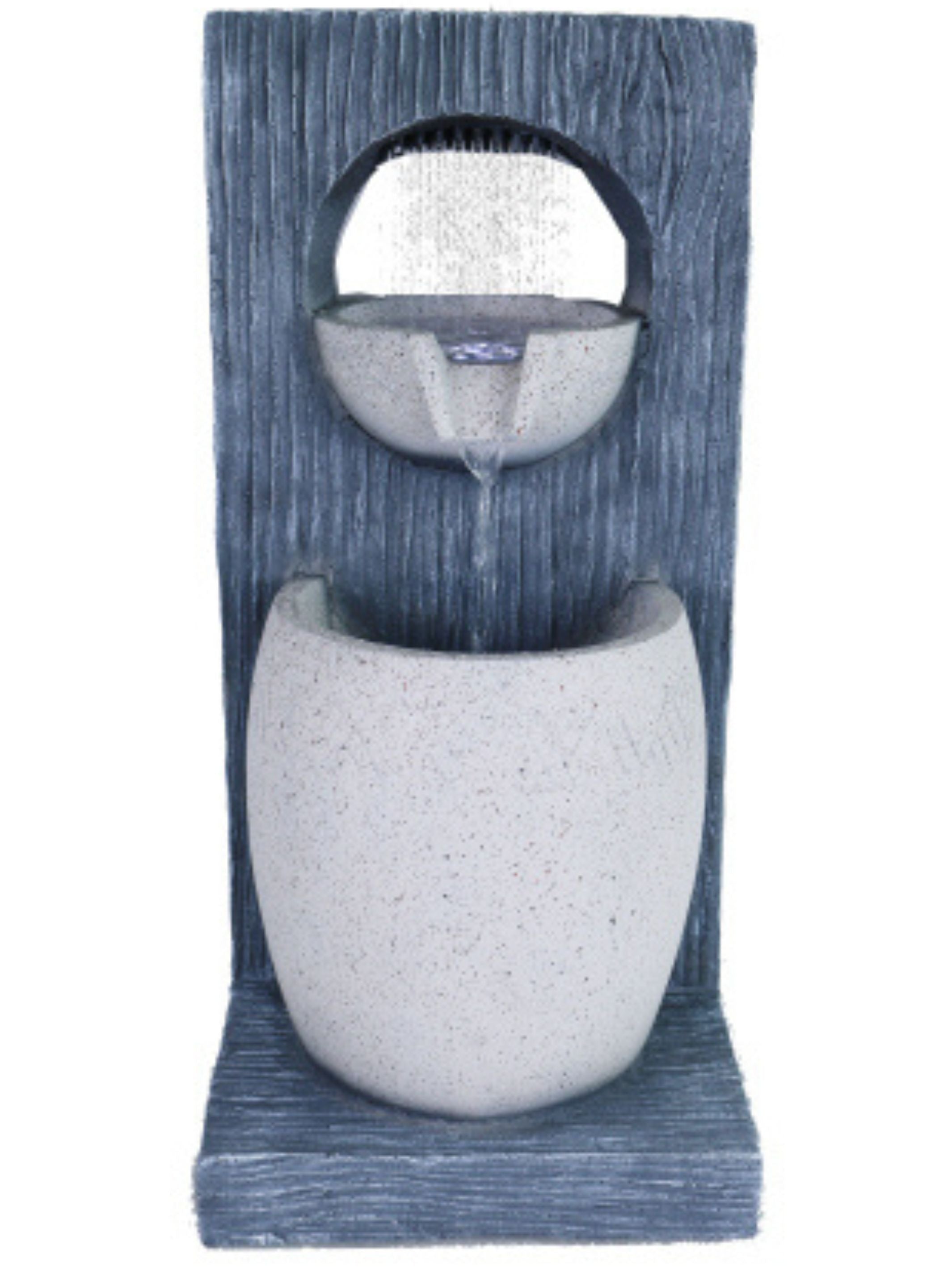 Bight - Rain Curtain with Bowls LED Light Wall Water Feature