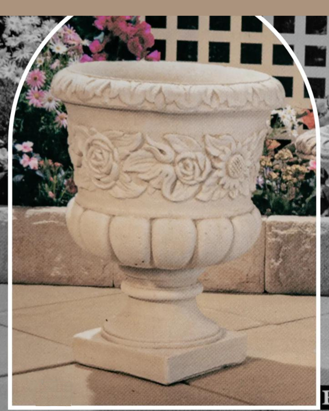 Capri Classic Concrete Limestone Water Feature Urn