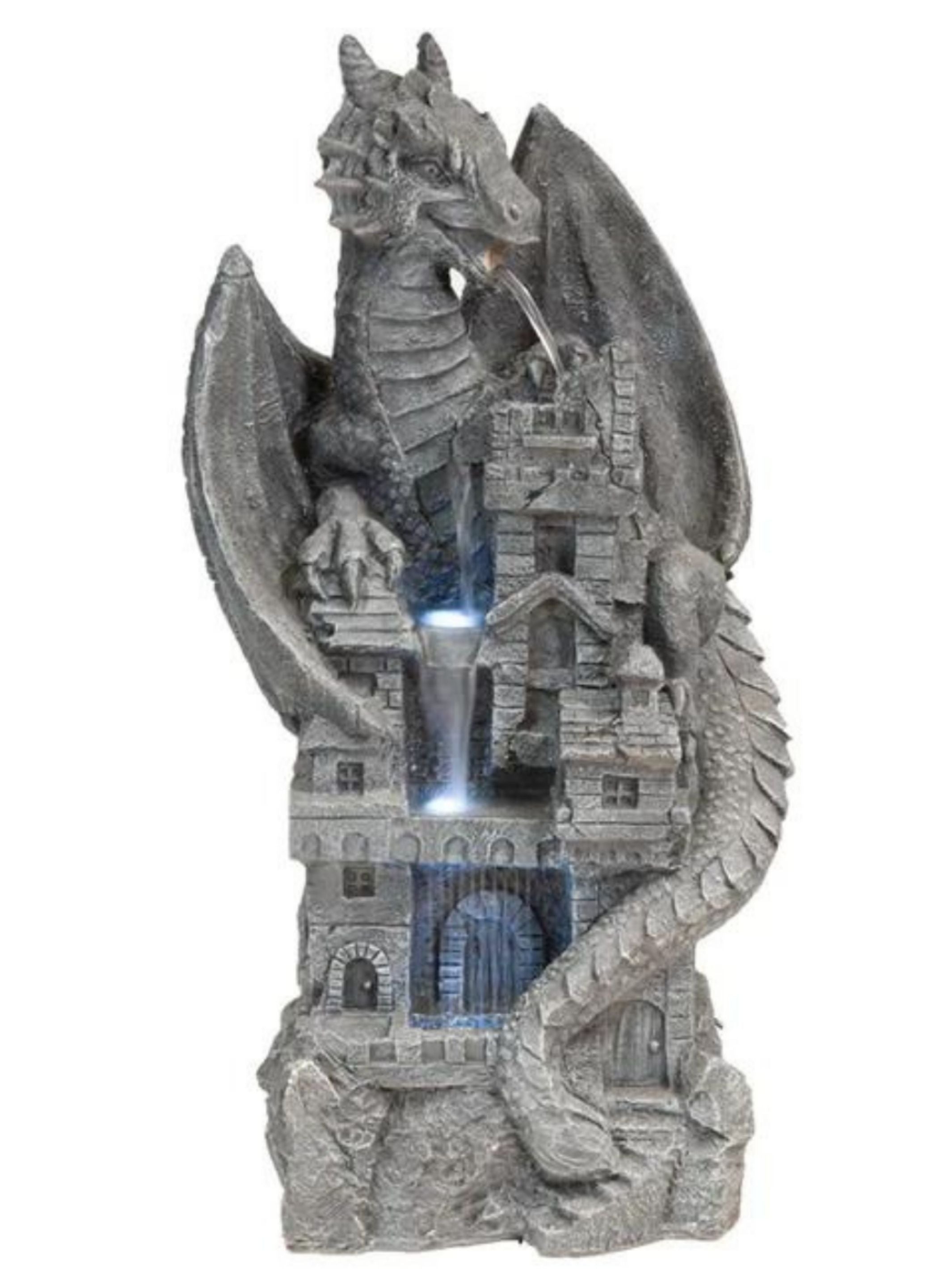 Dragon LED Light Water Feature 93cm