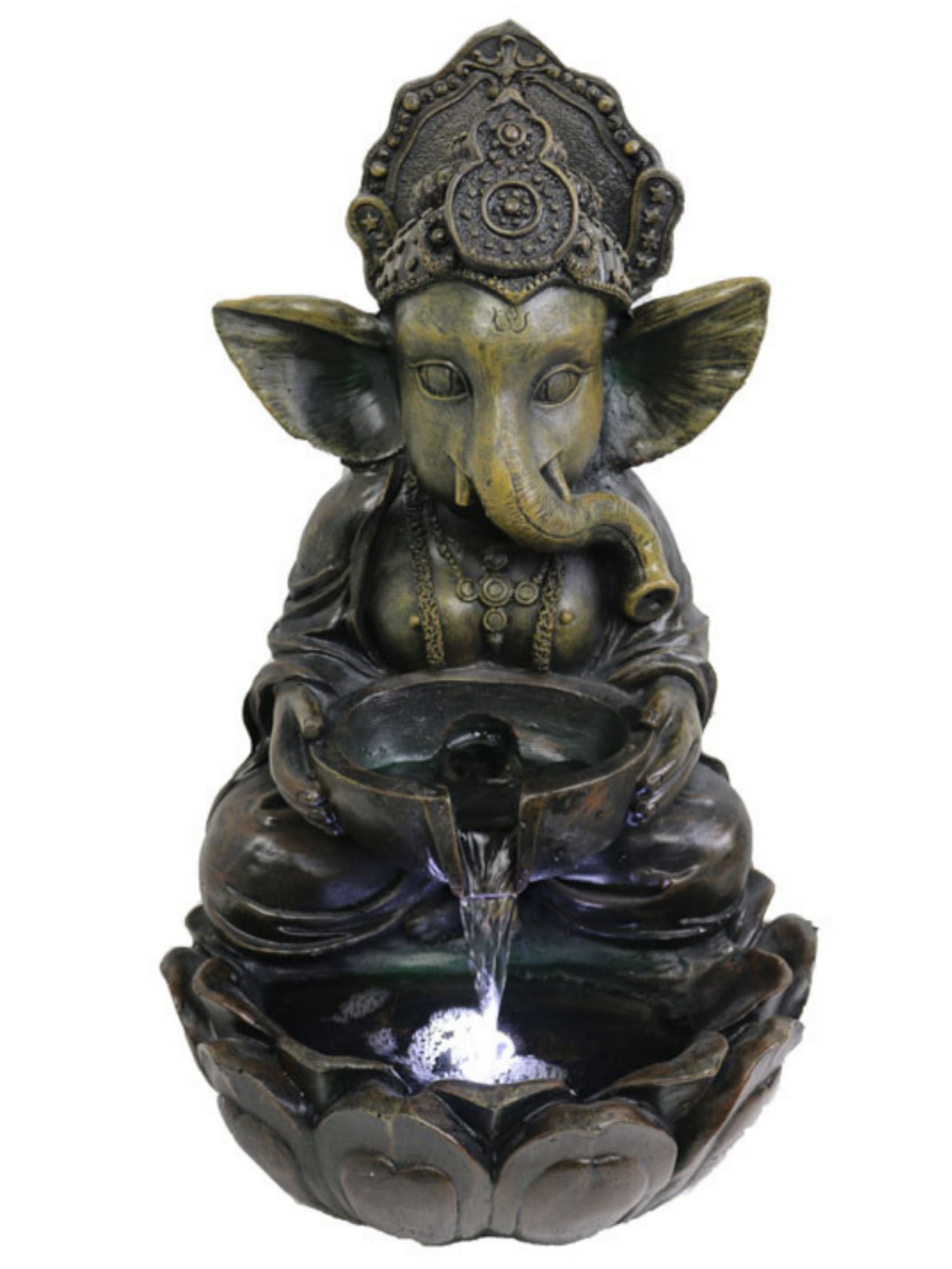 Ekad - Ganesha Lighting Water Feature Fountain 54cm