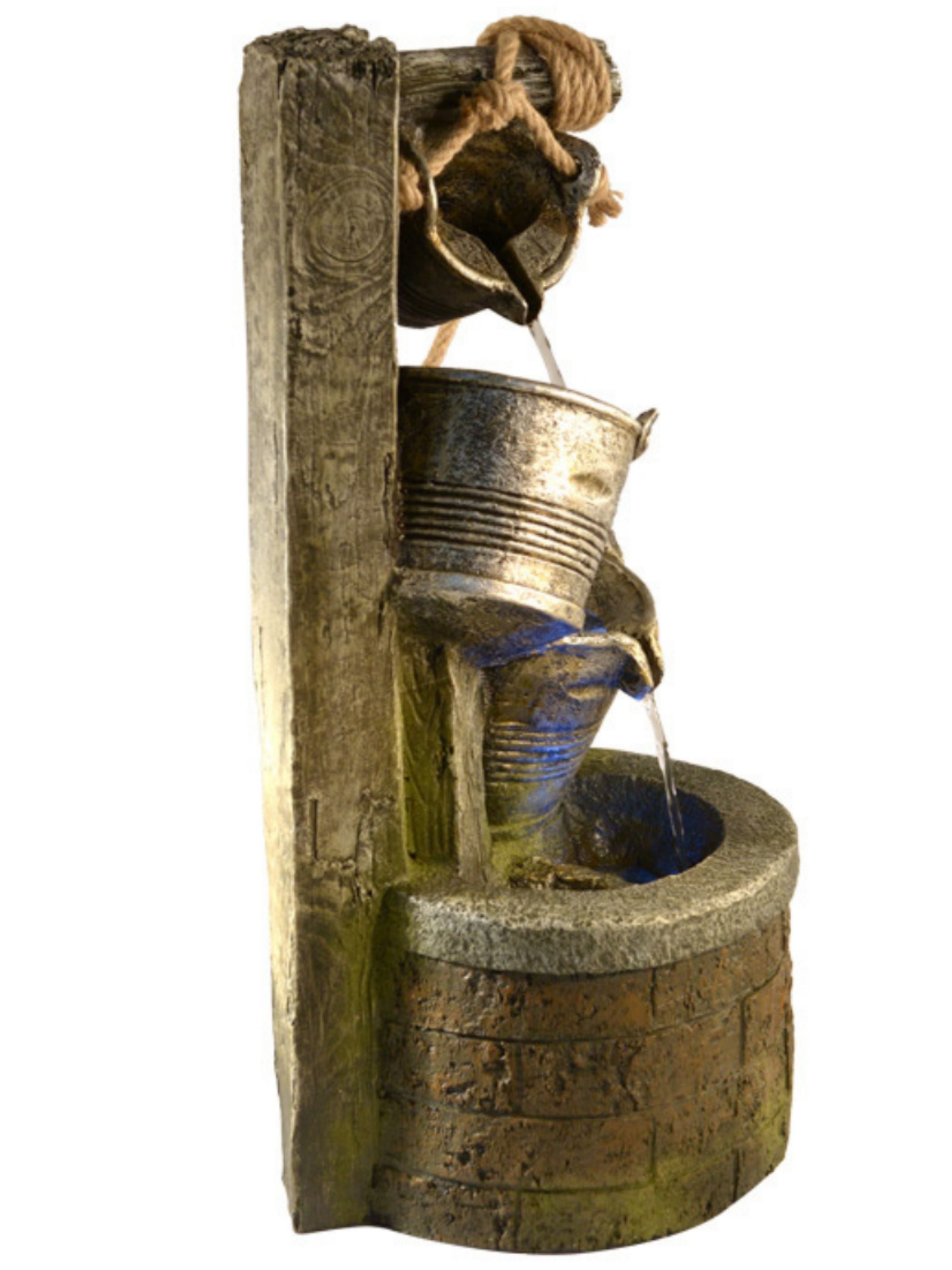 Wishing Well LED Light Water Feature 61cm