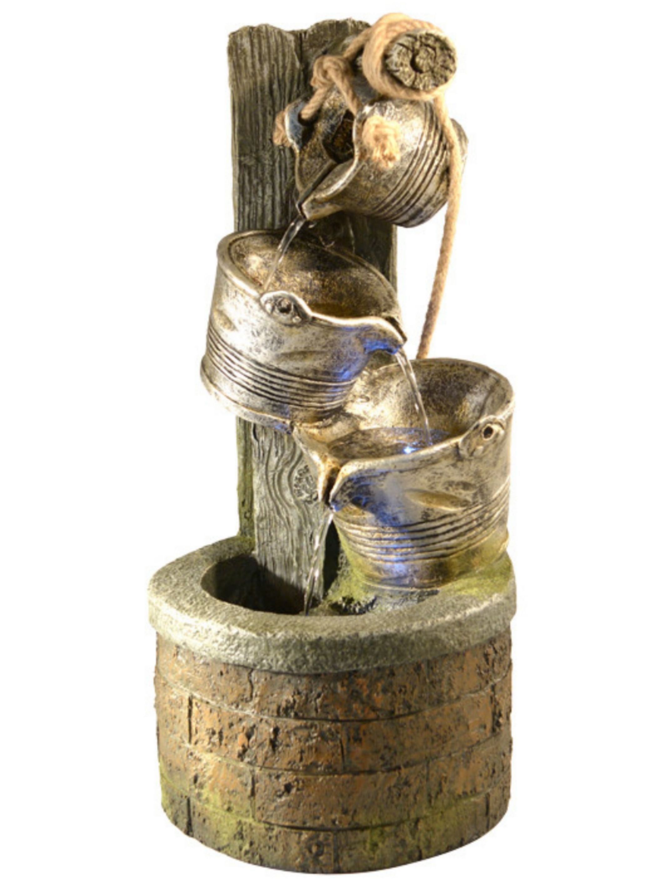 Wishing Well LED Light Water Feature 61cm