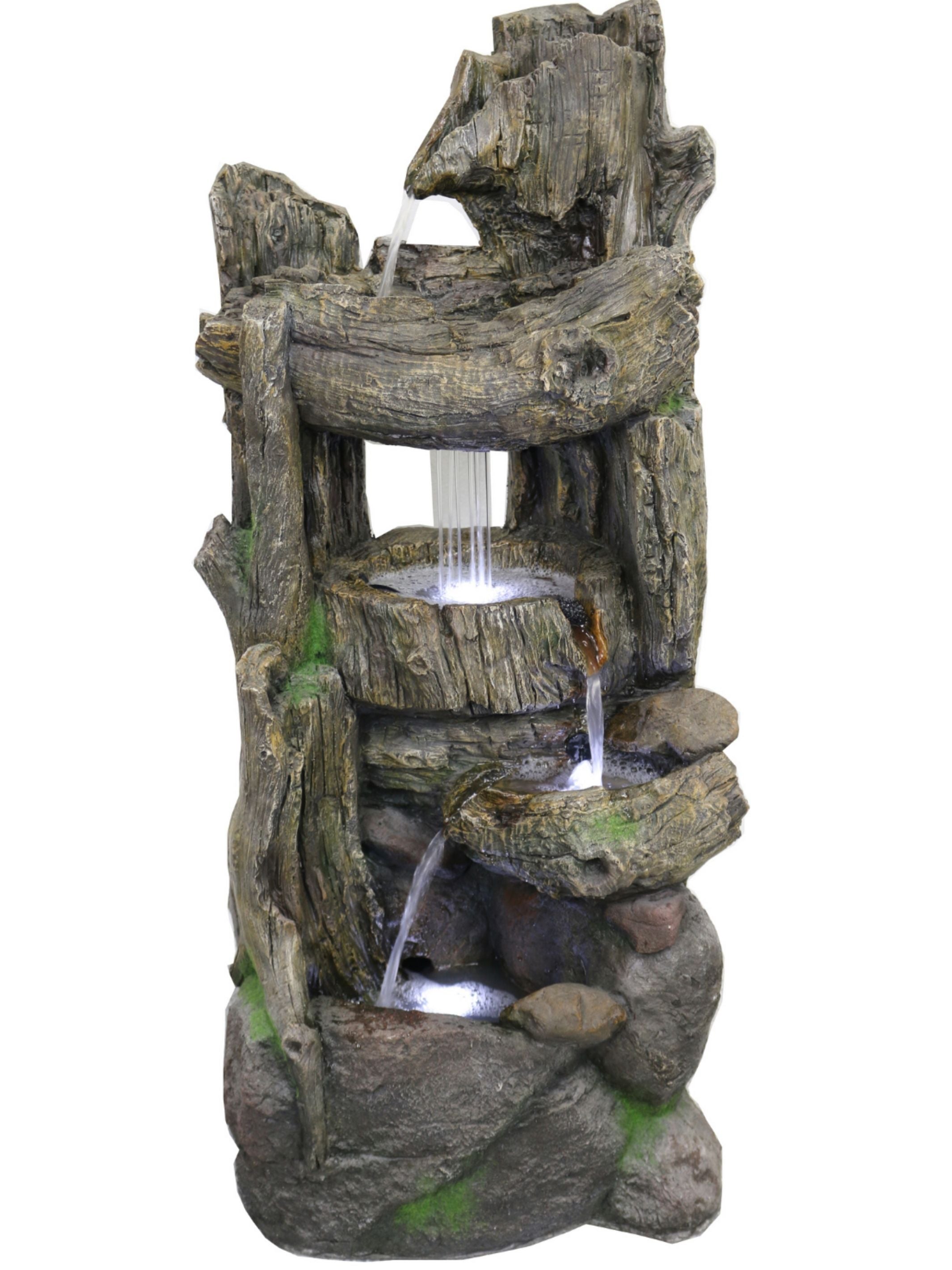 Loglight - Wooden Logs LED Light Water Feature