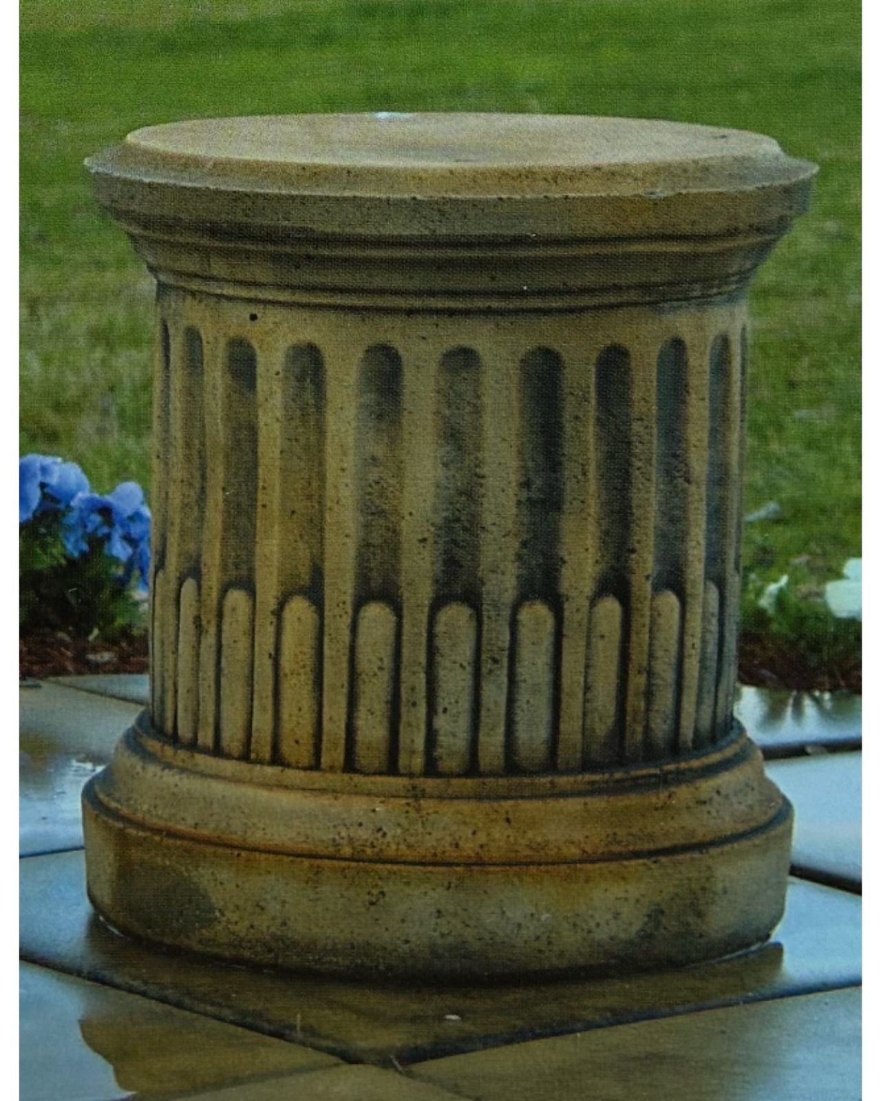 Lutra - Concrete Pedestal Base for Water Features & Planters