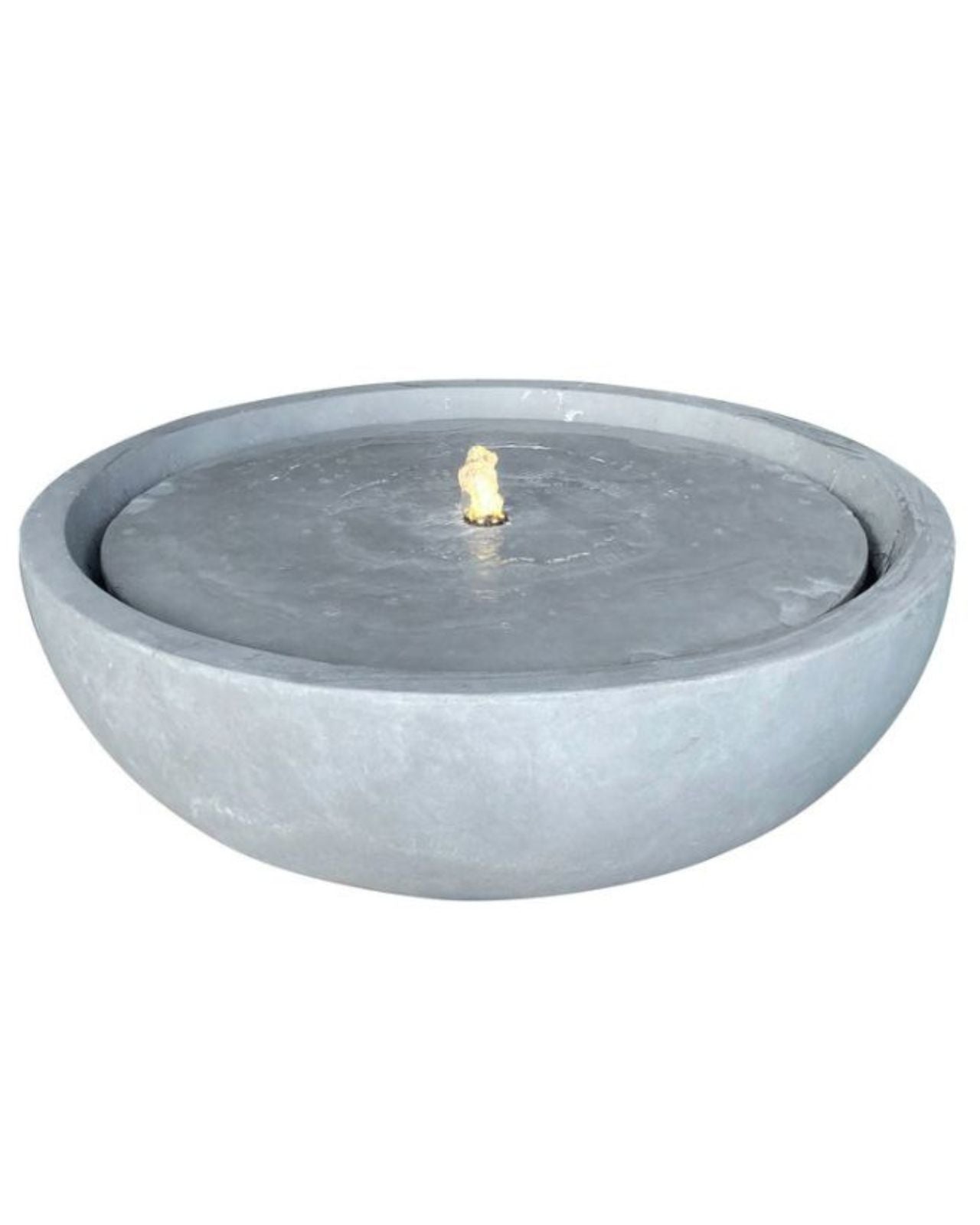 Modern Round Basin LED Light Water Feature