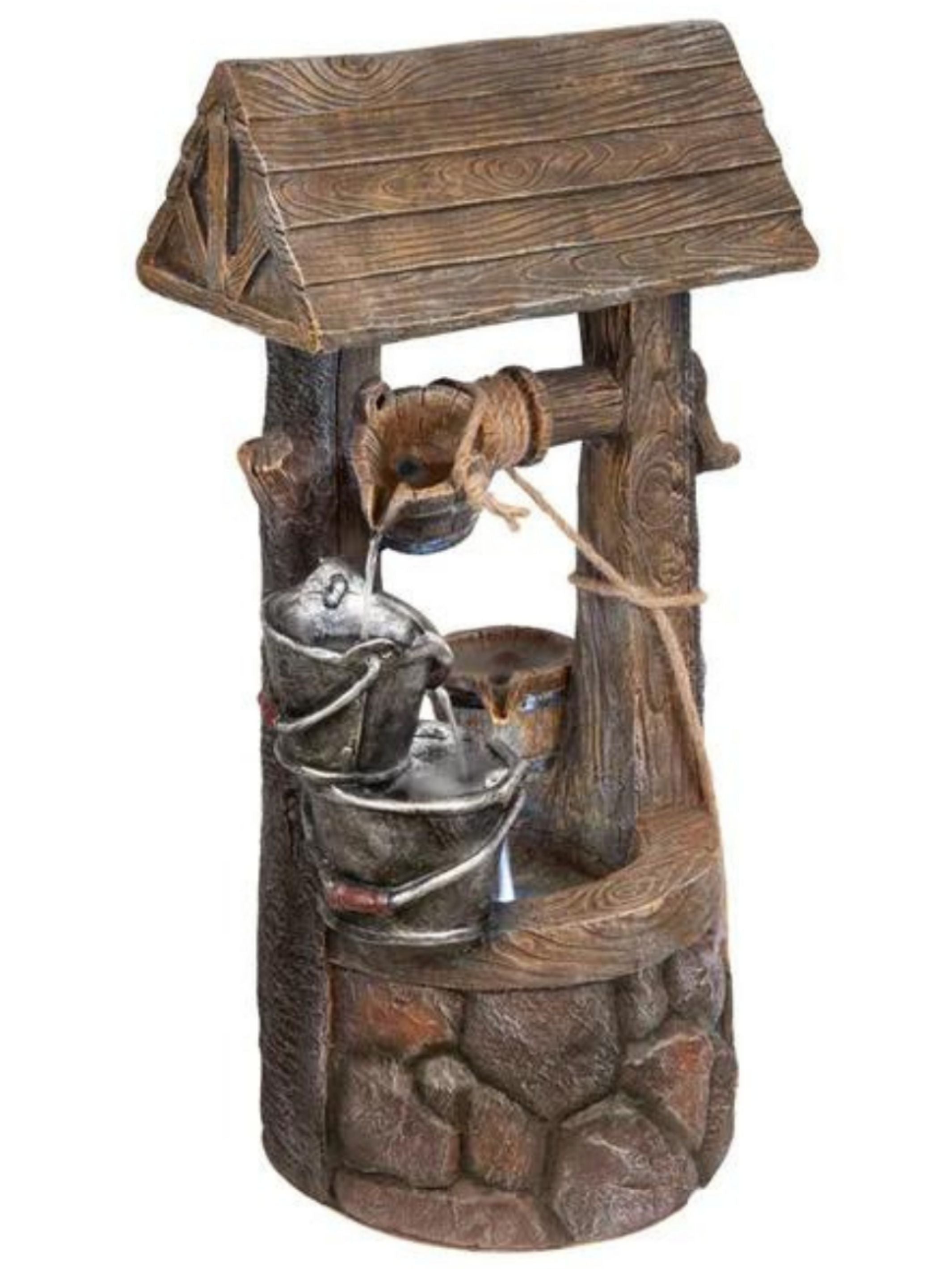 Wishing Well LED Light Water Feature 85cm