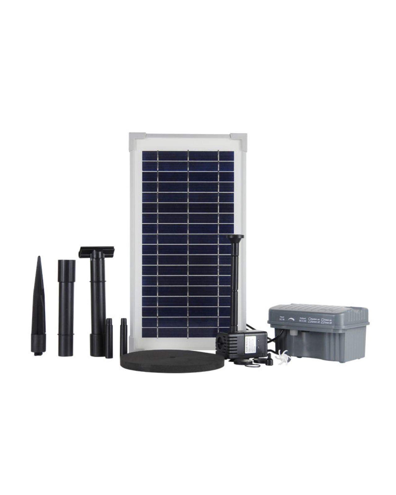 RSFB250 Solar Fountain Pump with Battery Backup