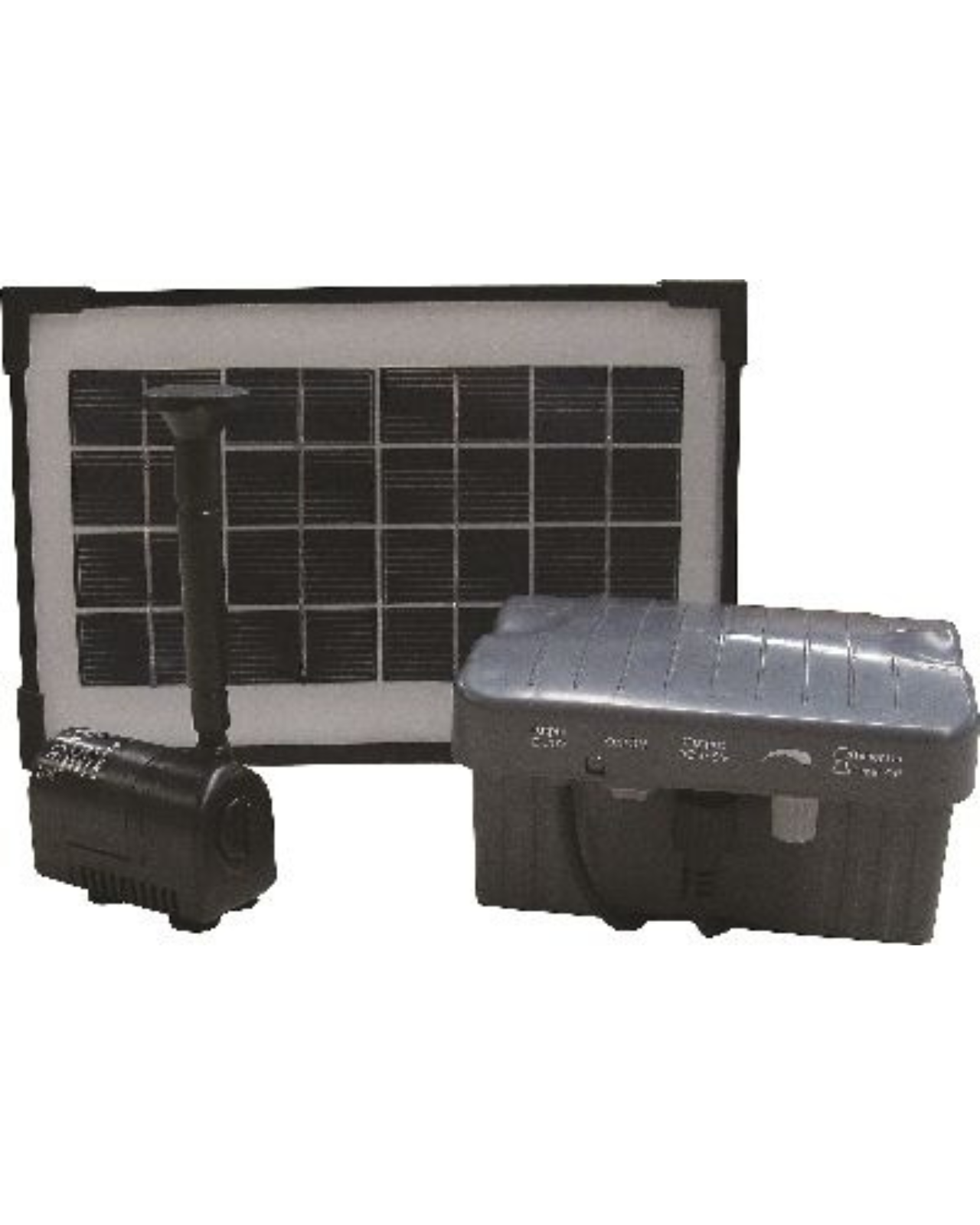 RSFB250 Solar Fountain Pump with Battery Backup