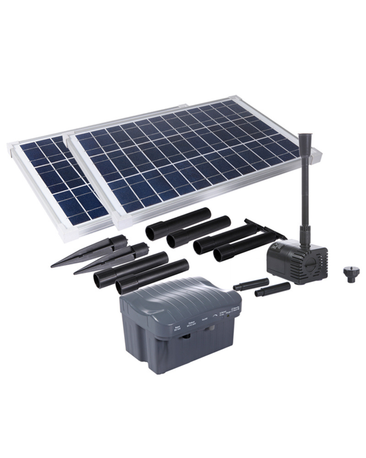 RSFB3400 Solar Fountain Pump with Battery Backup