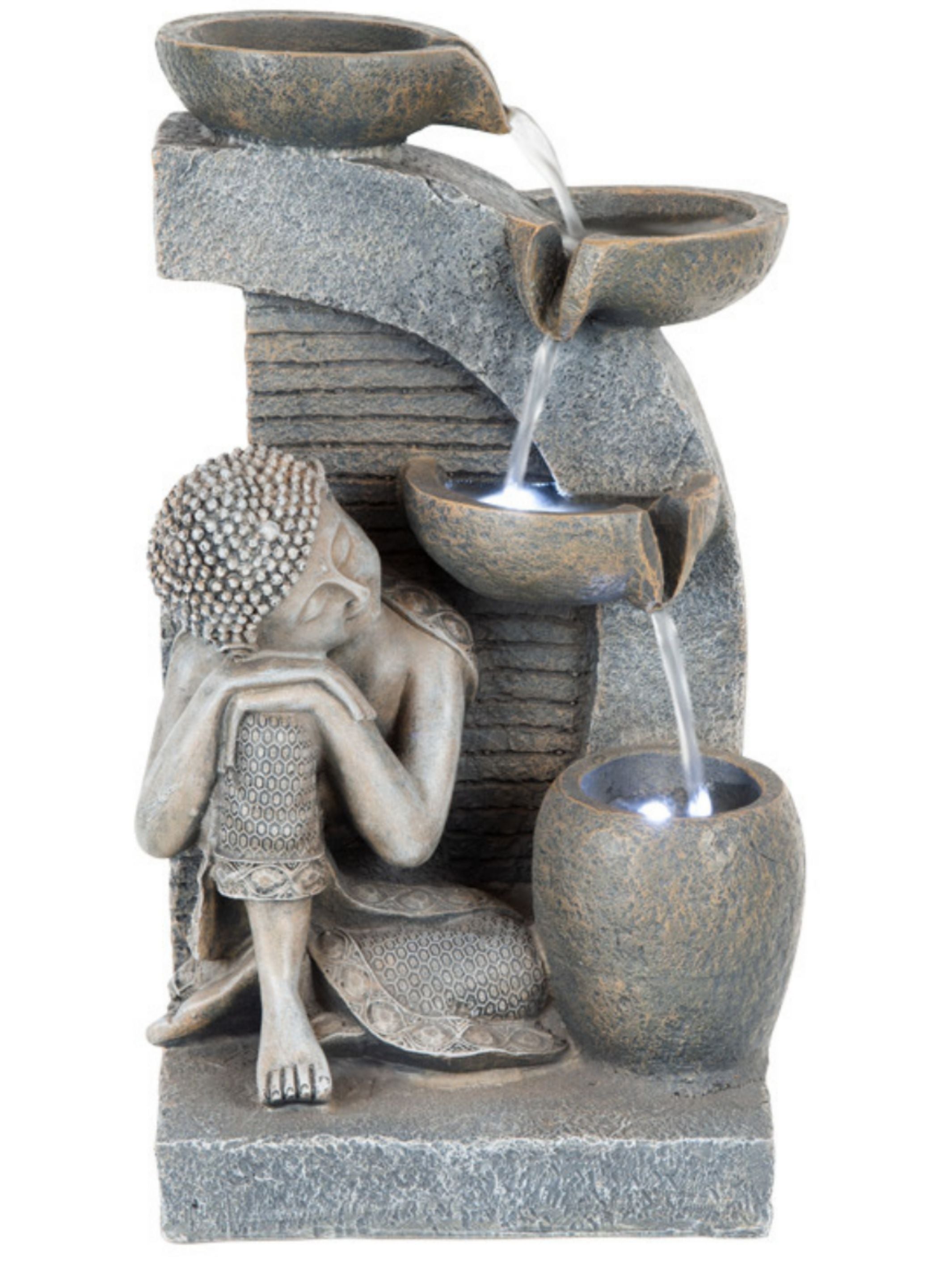 Sutra - Buddha LED Light Water Feature 42cm