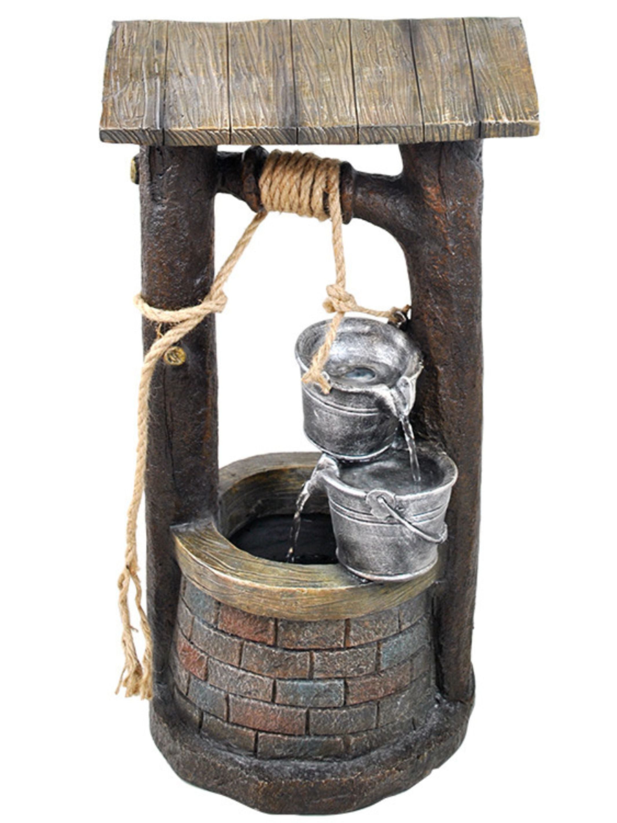 Wishing Well LED Light Water Feature 59cm