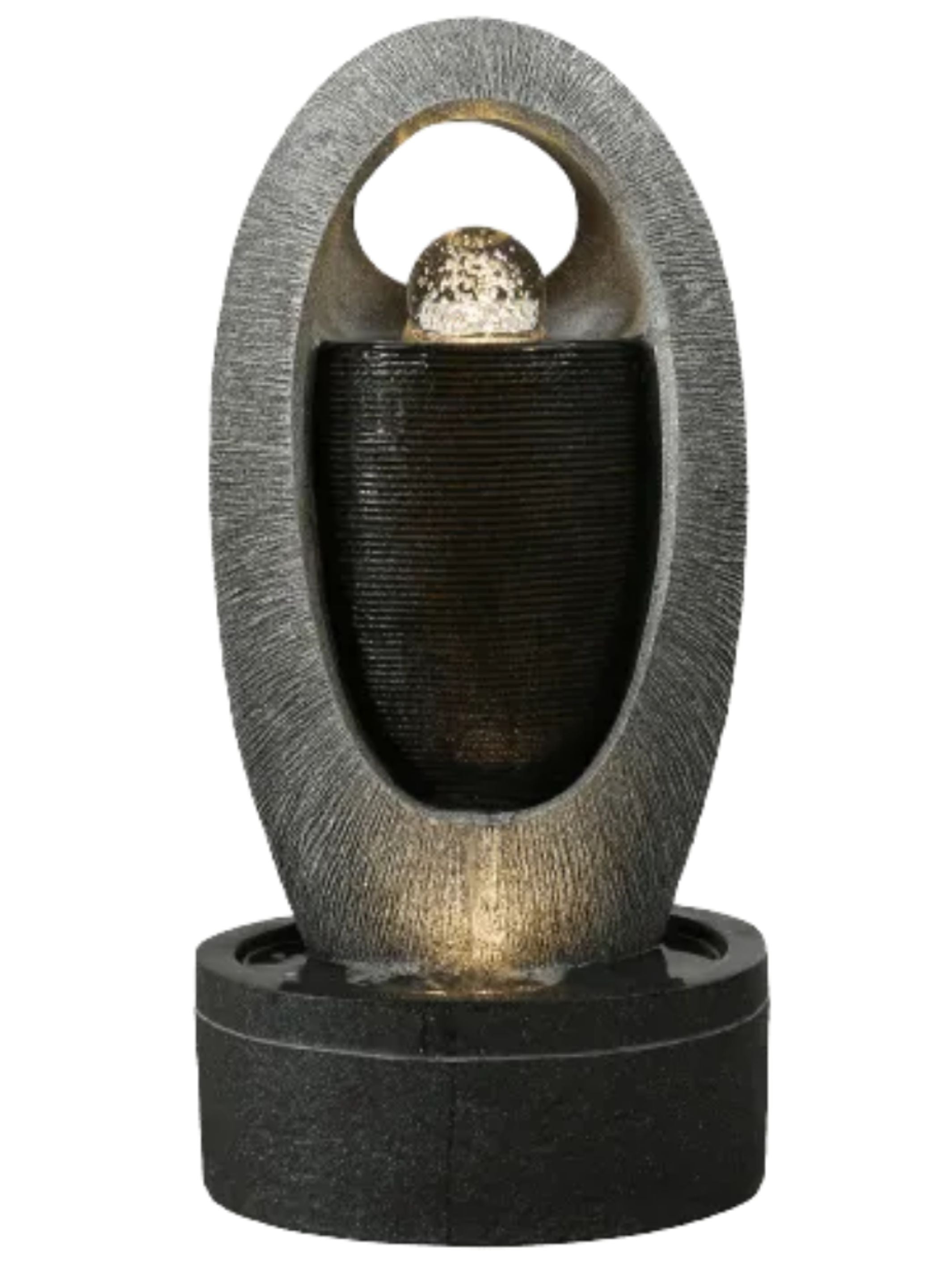 Tidiq - Sphere Curve Ball LED Light Water Feature