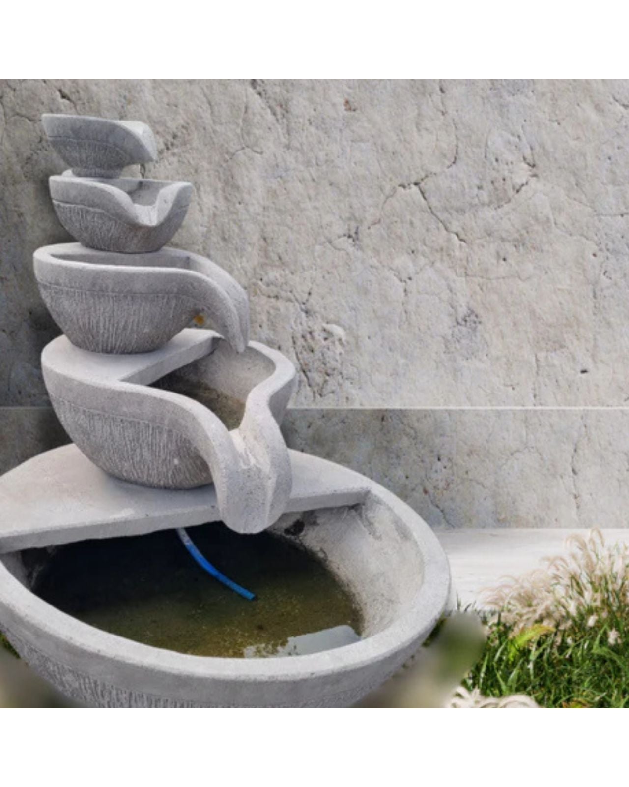 Urban Ripple - Balinese 4-Tier Stacked Bowl Water Feature