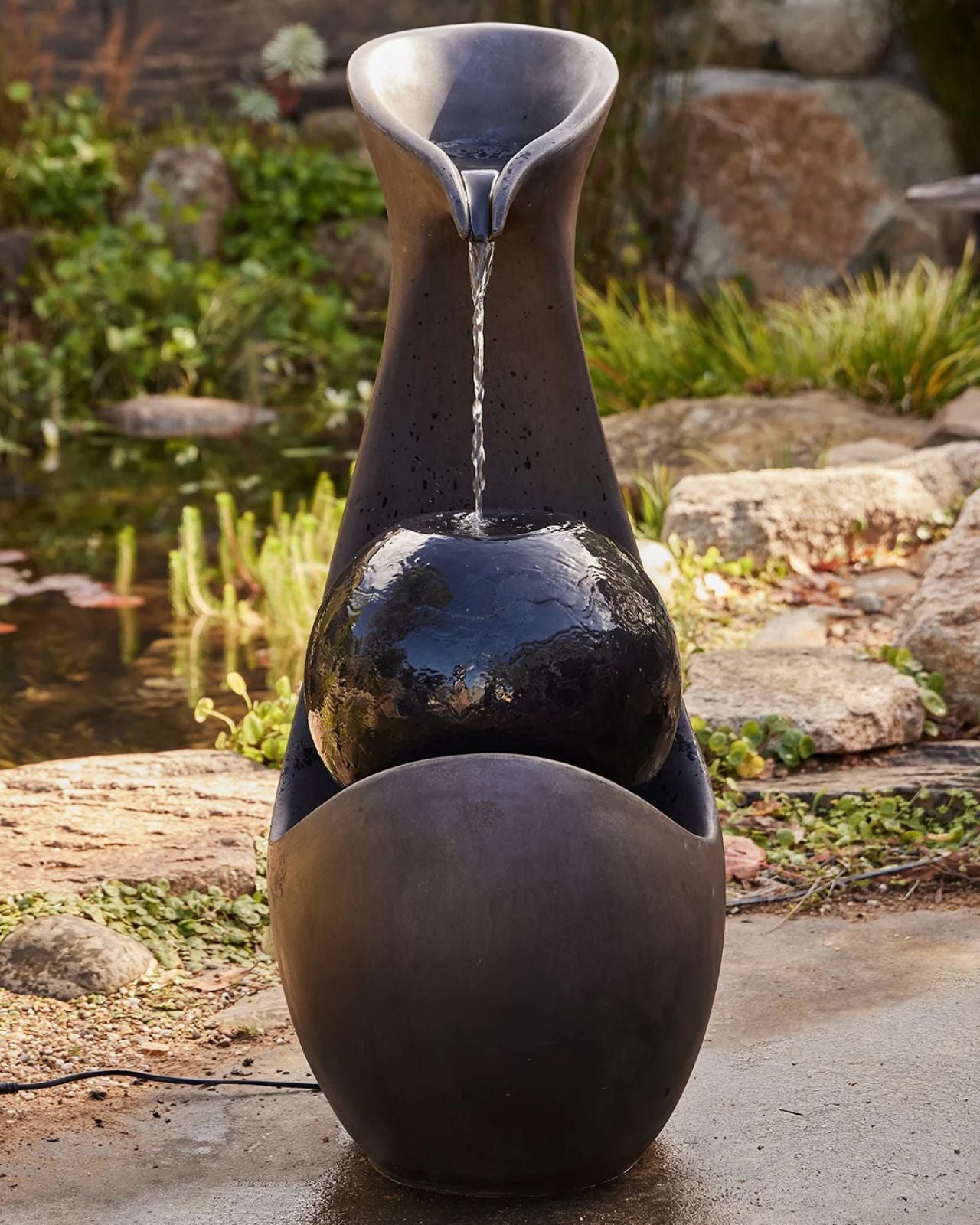Spherex - Sphere Bowl Modern Water Feature