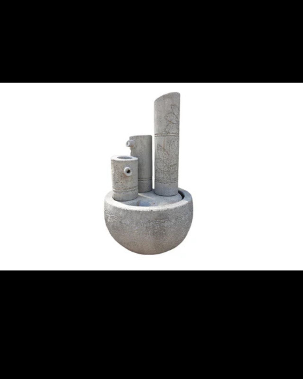 Zen Bamboo - Balinese Tiered Cylinder Design Water Feature Fountain