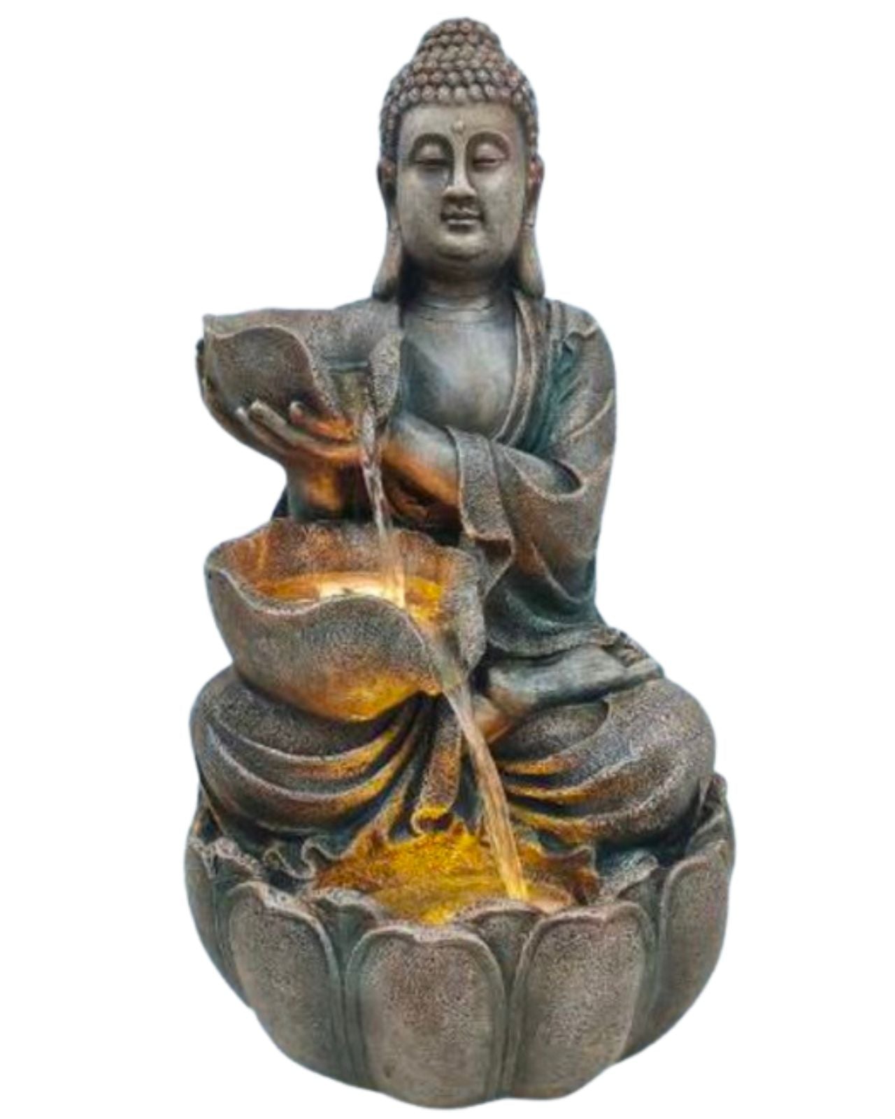 Zenara – Spiritual LED Water Feature with Cascading Bowls