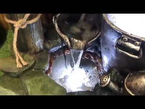 Load video: Fresco - Wishing Well LED Light Rock Water Feature
