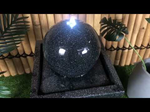 Tempest Solar Sphere Ball LED Light Water Feature