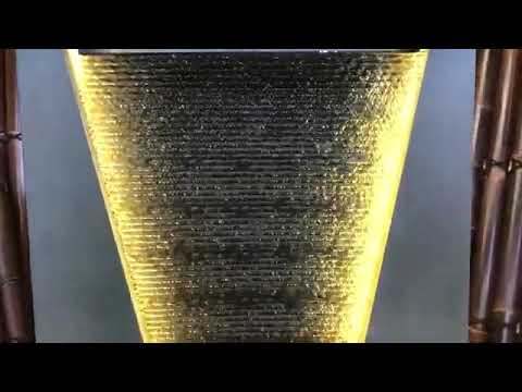 Dike - Modern Wall LED Light Water Feature
