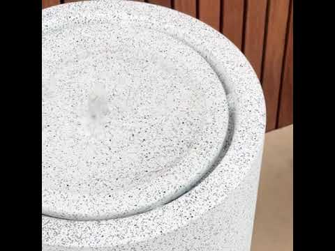 Load video: Starfall Modern Bubbling Water Feature