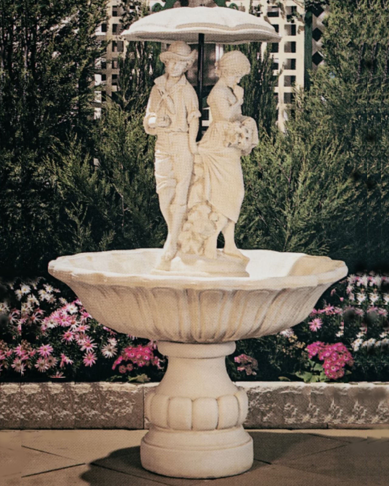 CinqueTerre water feature on display in our Sydney warehouse.