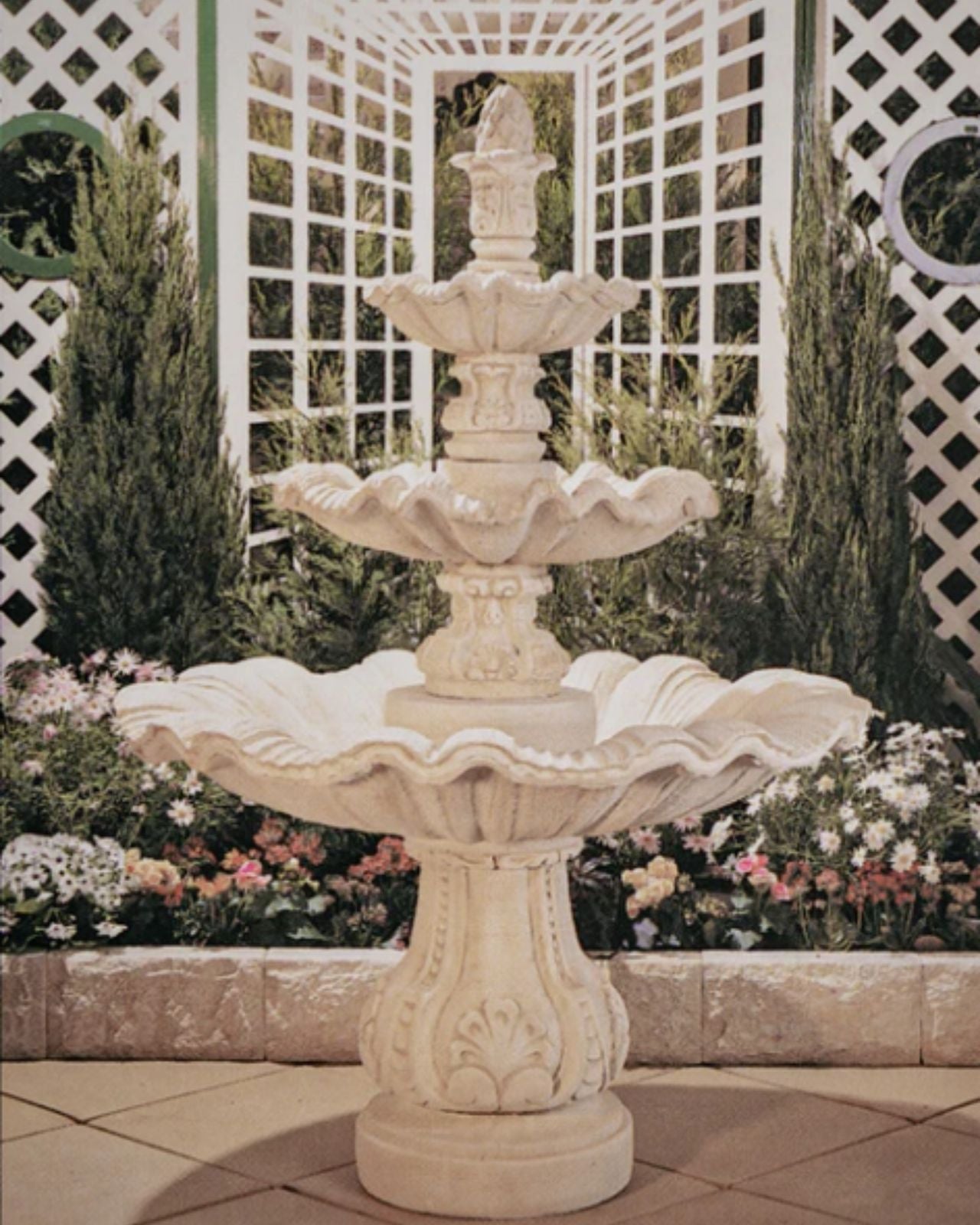 "Tivoli" fountain on display in our Sydney warehouse.