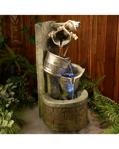 Wishing Well LED Light Water Feature 61cm