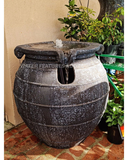 Loch - Cascading Bowl Water Feature Fountain 90cm Front View
